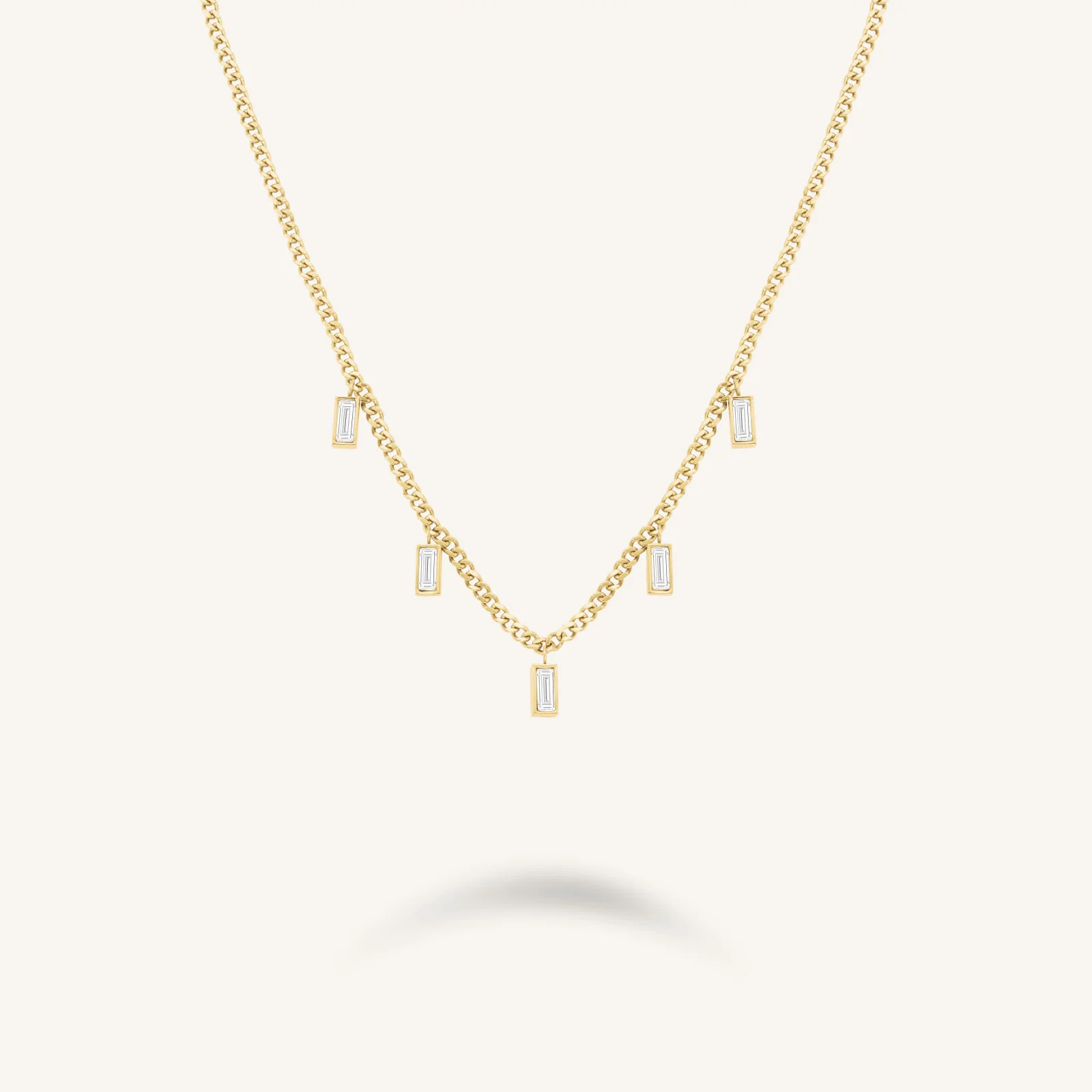 Baguette Necklace