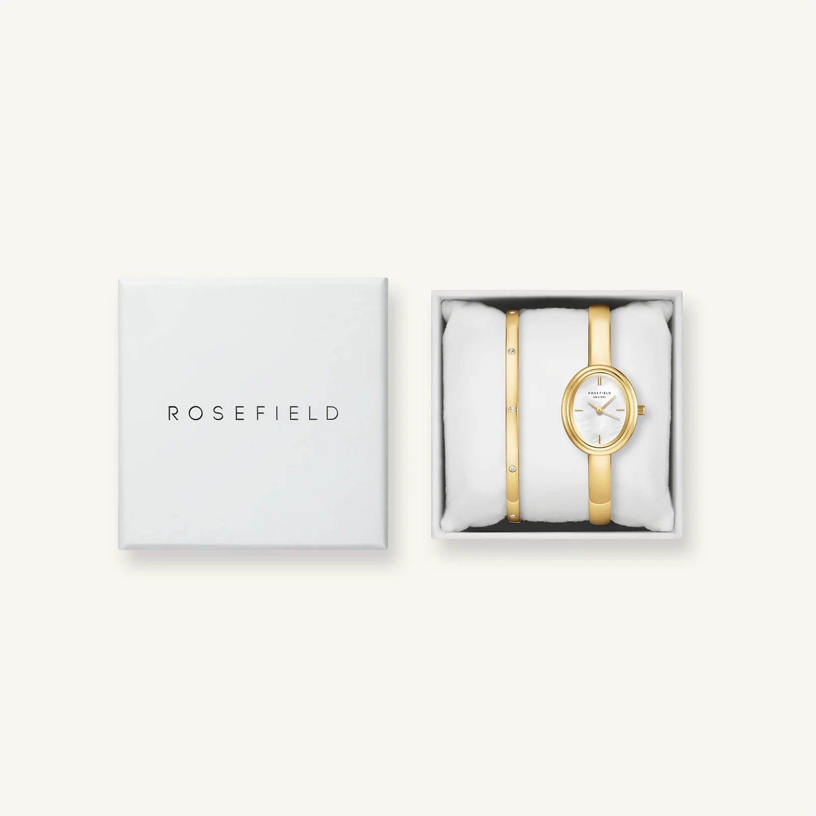 Bangle Watch + Crystal Bangle