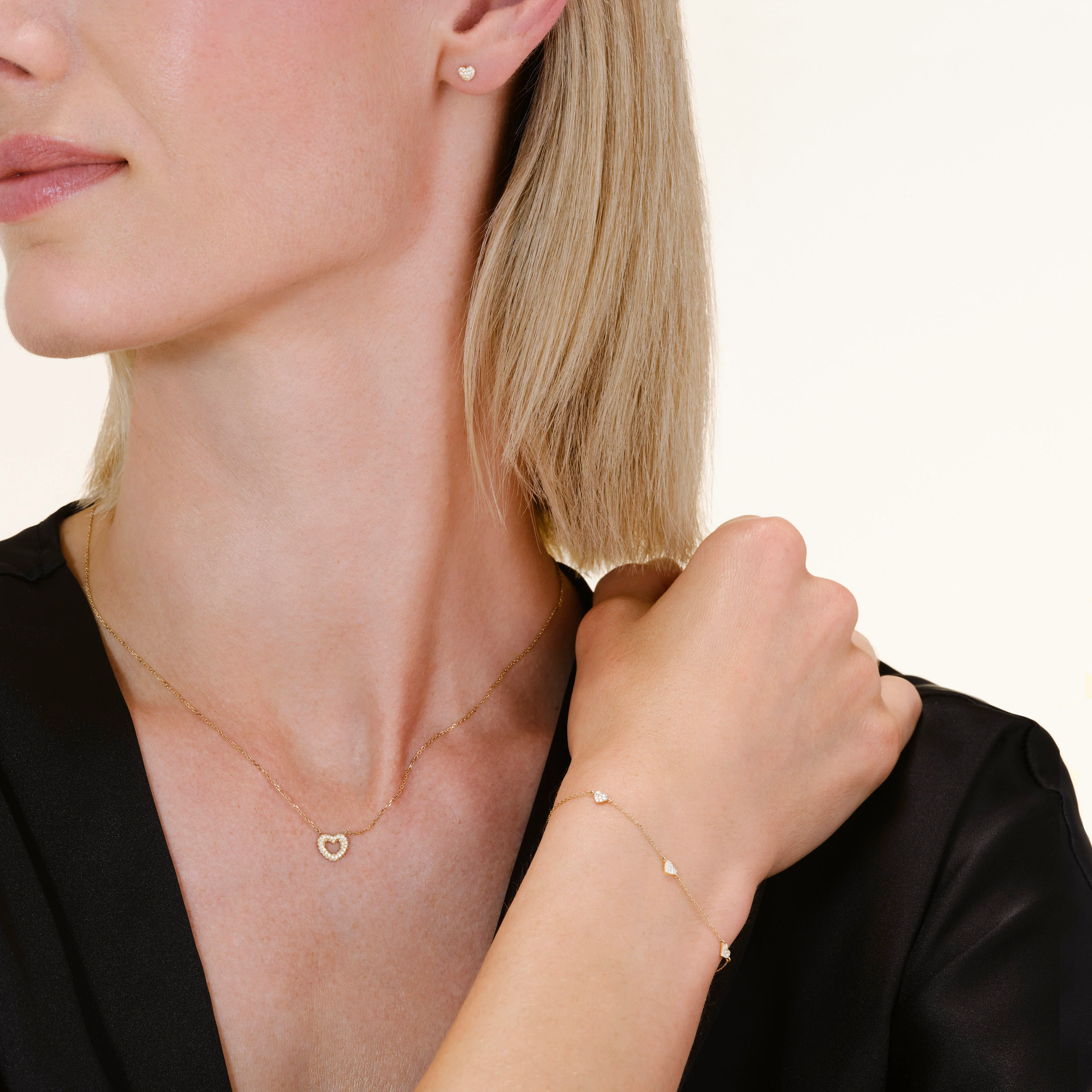 Bubble Heart Necklace - Image 2