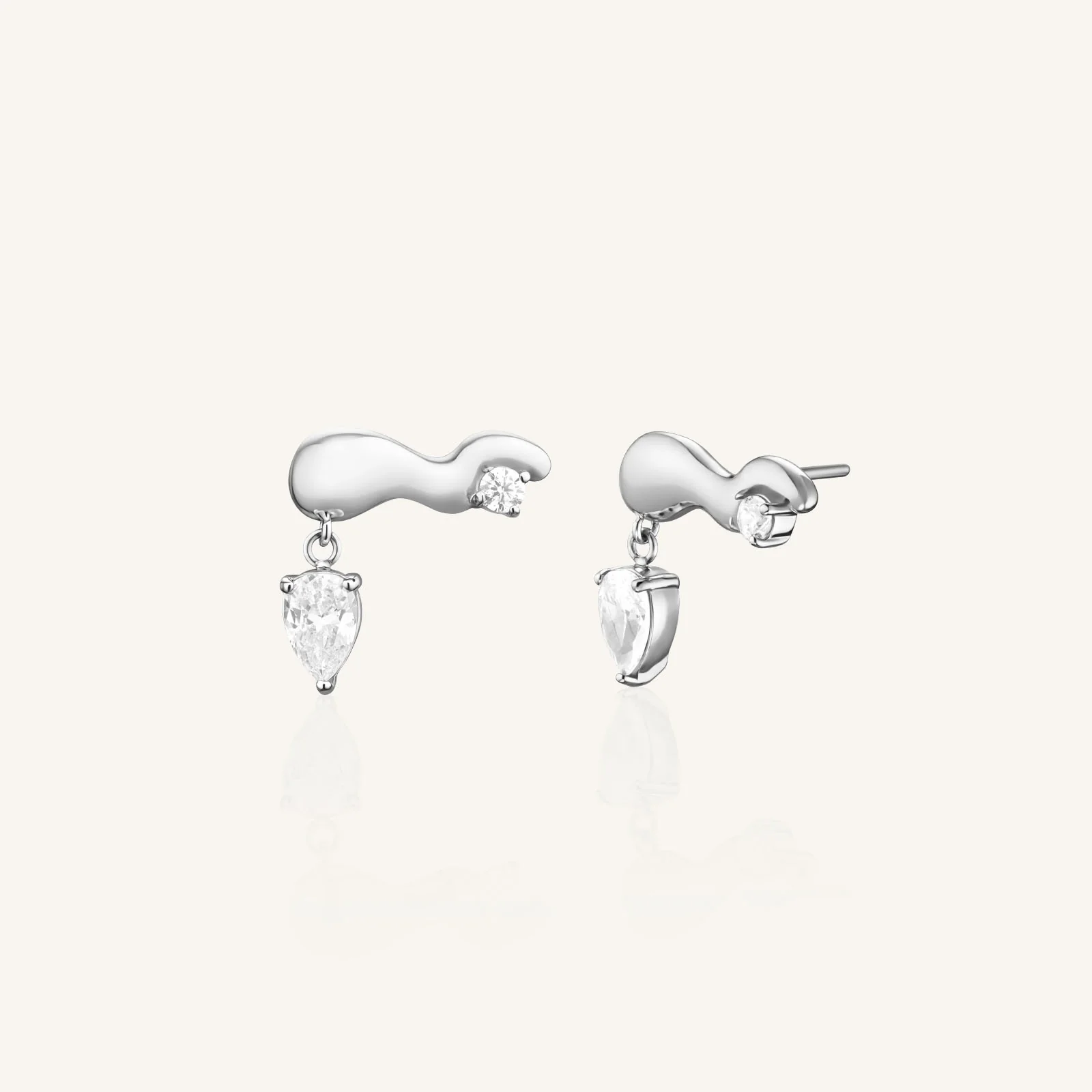 Crystal Wave Studs - Image 4