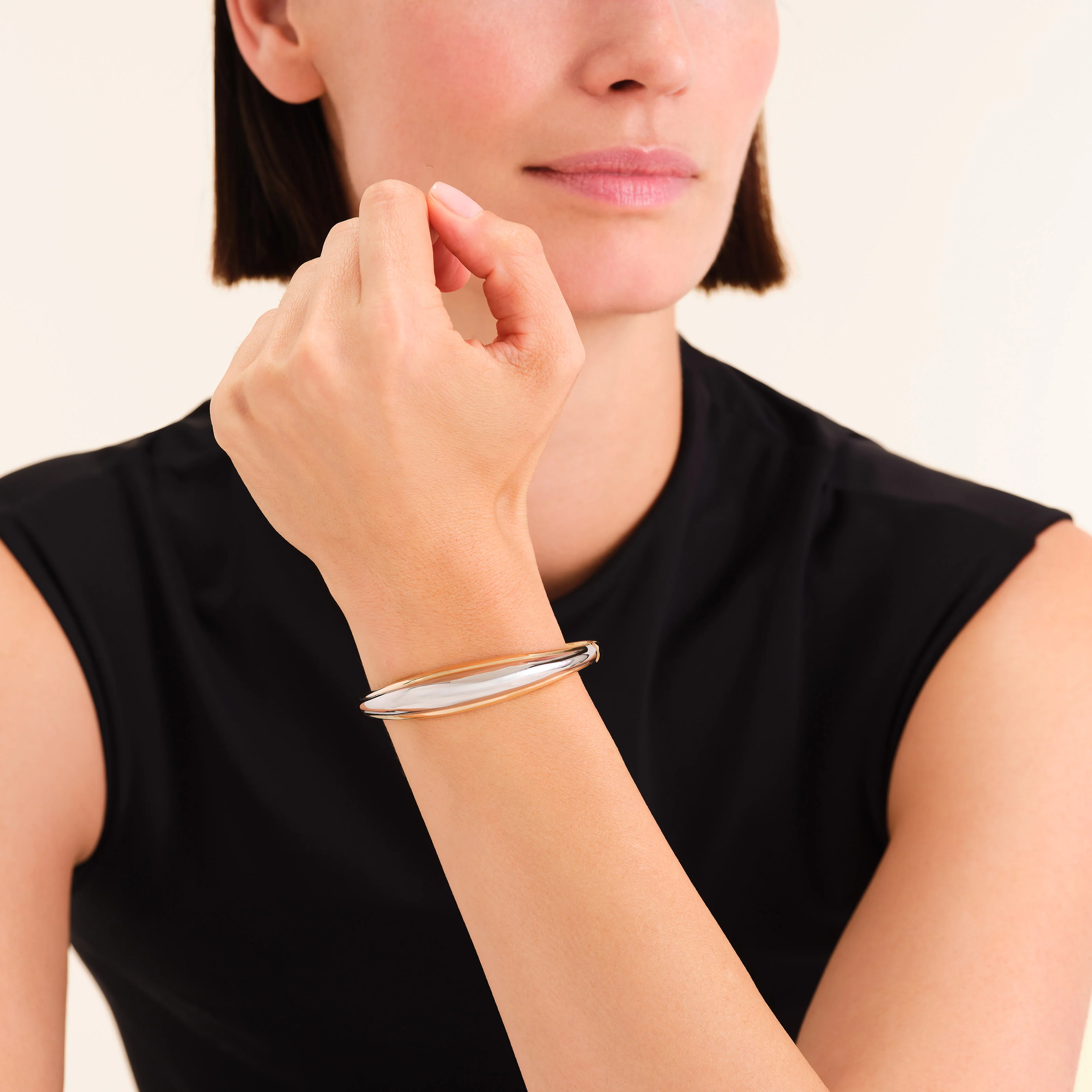Dome Duotone Bangle - Image 2