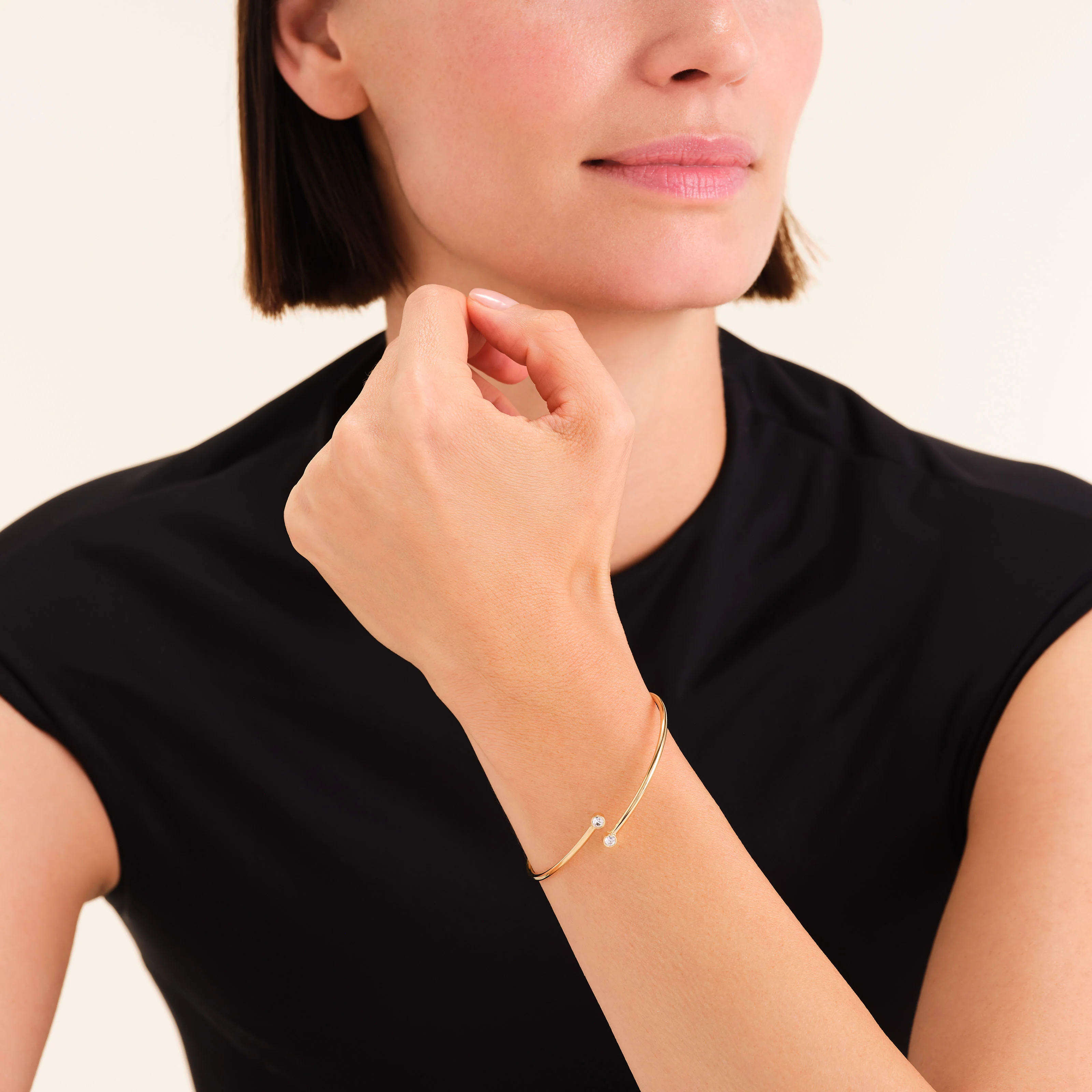 Double Crystal Bangle - Image 2