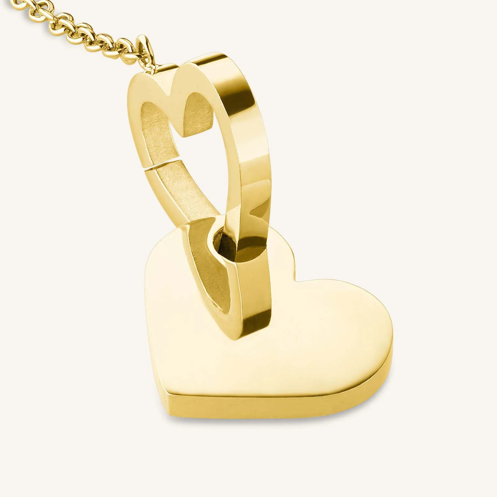 Double Heart Earrings - Image 4
