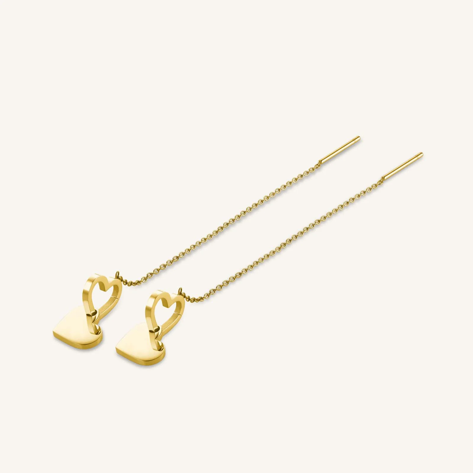 Double Heart Earrings - Image 5