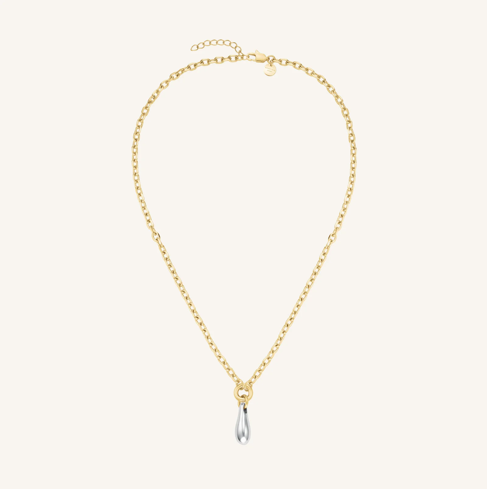 Duotone Drop Necklace - Image 3