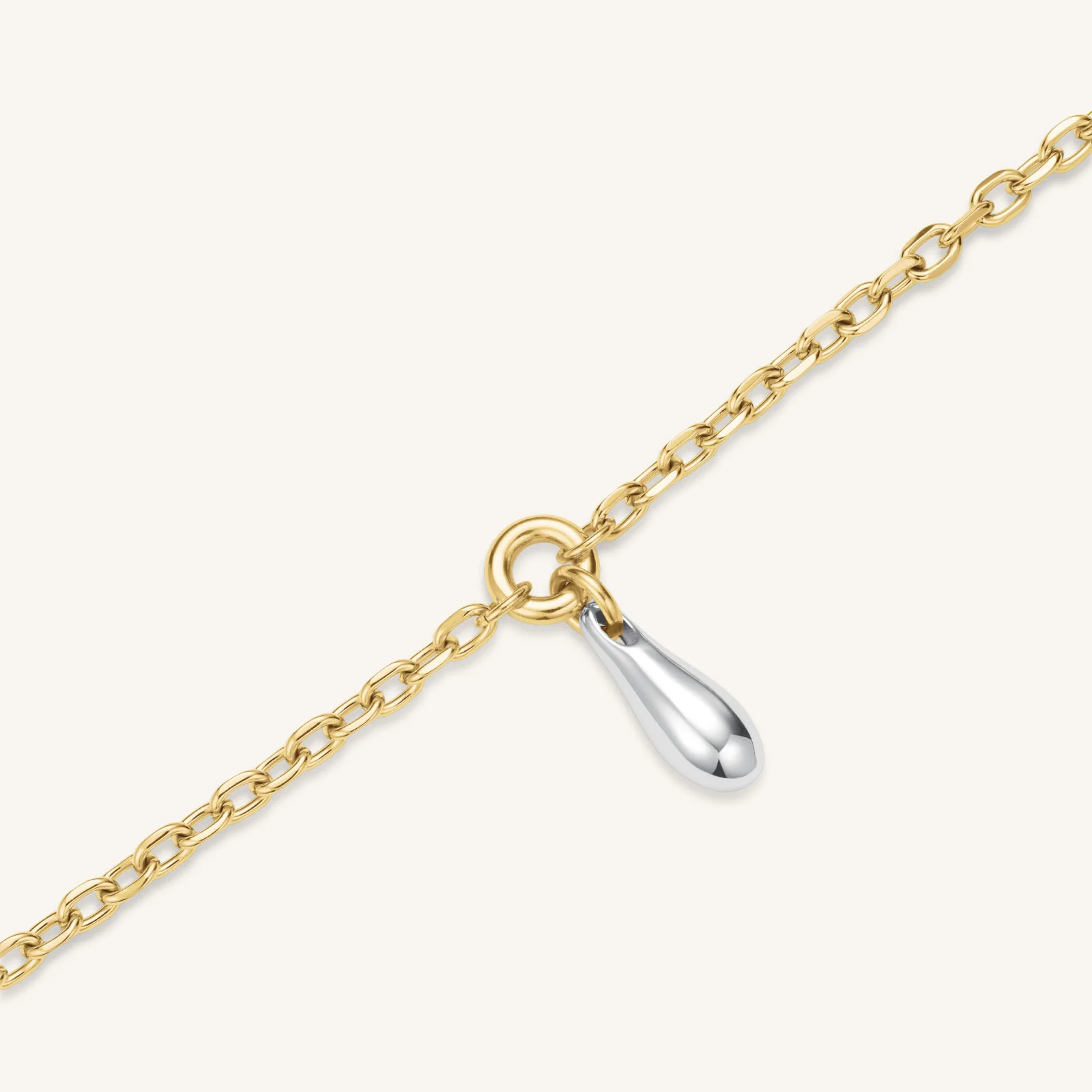 Duotone Drop Necklace - Image 4