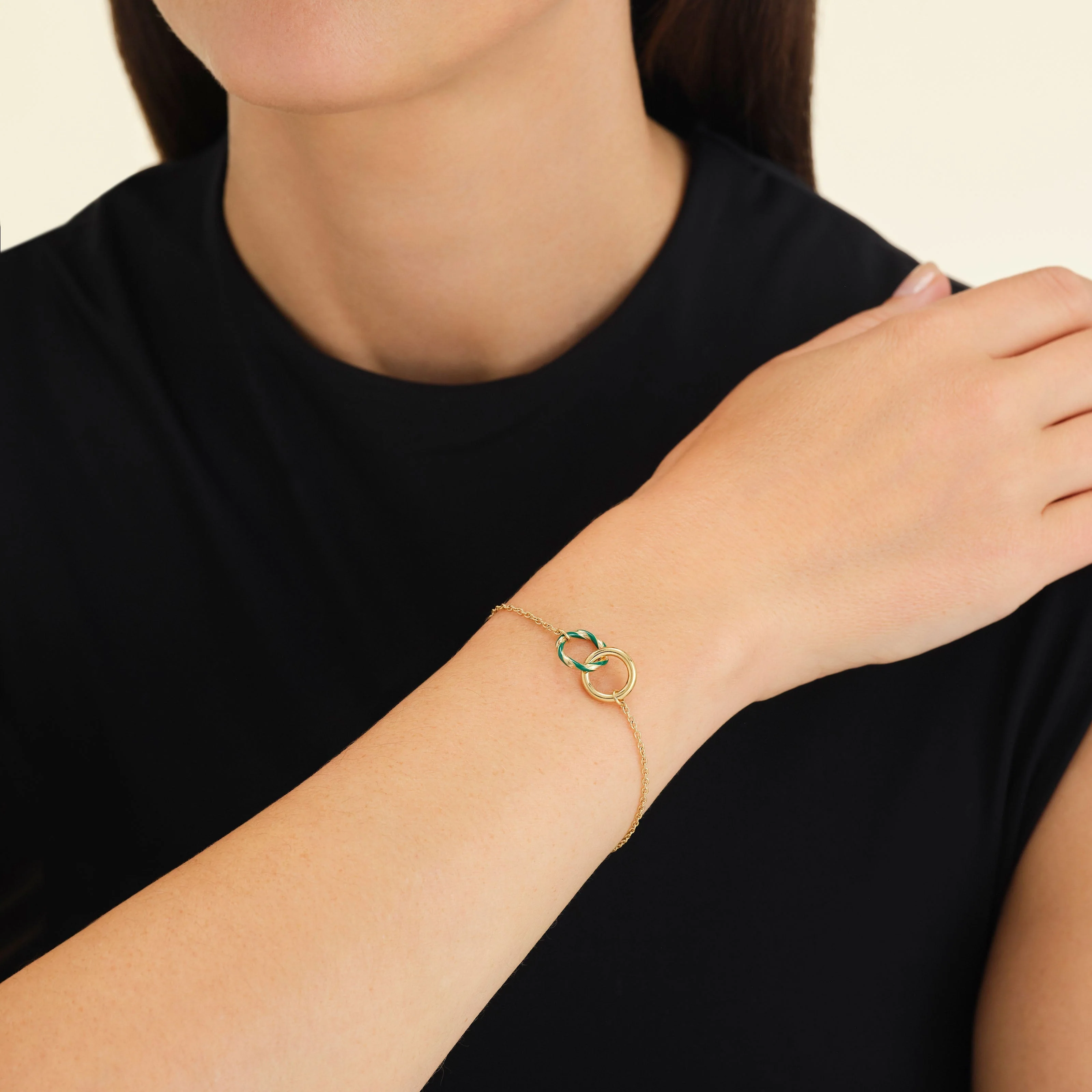 Emerald Duo Bracelet - Image 2