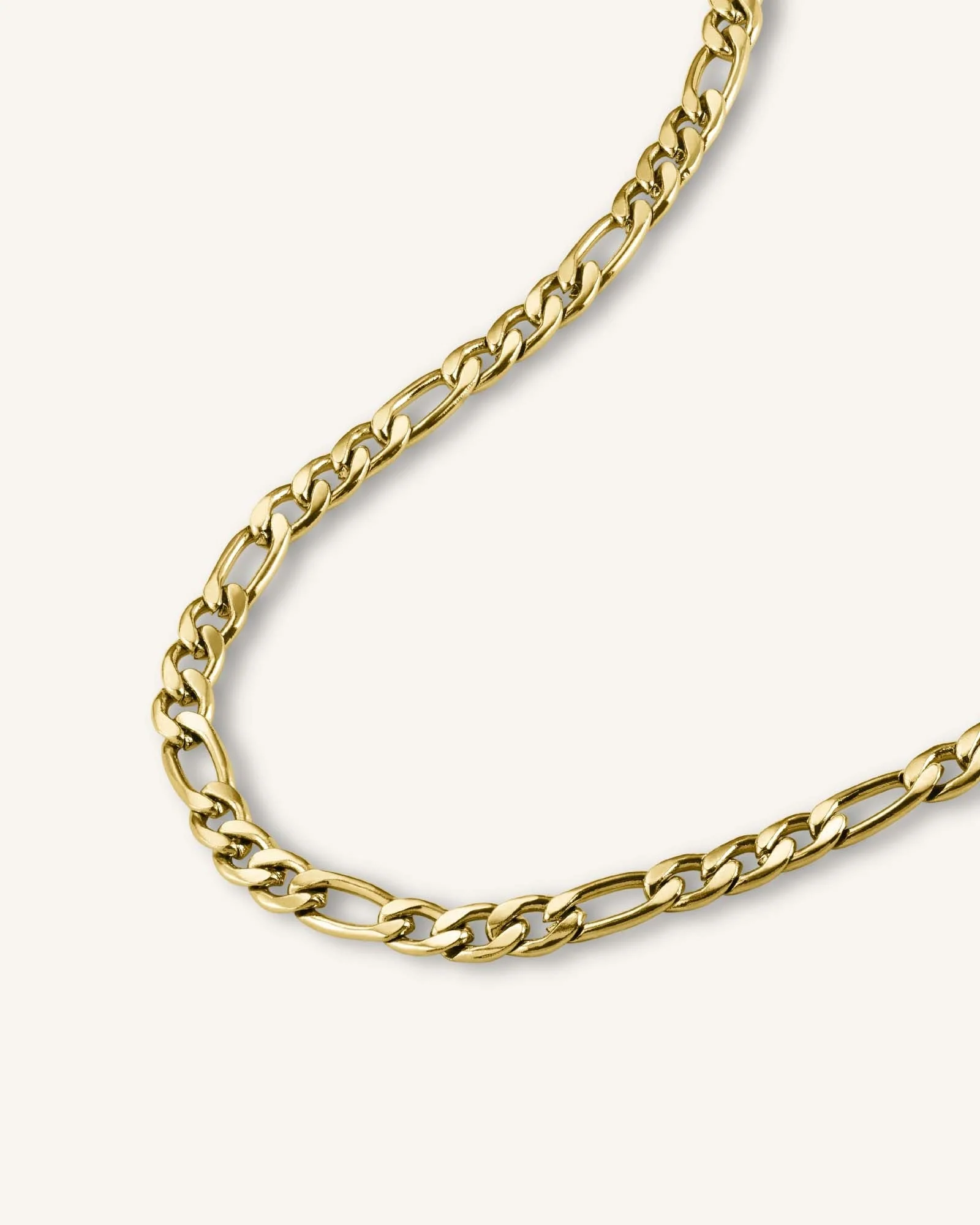 Figaro Bracelet Gold - Image 4