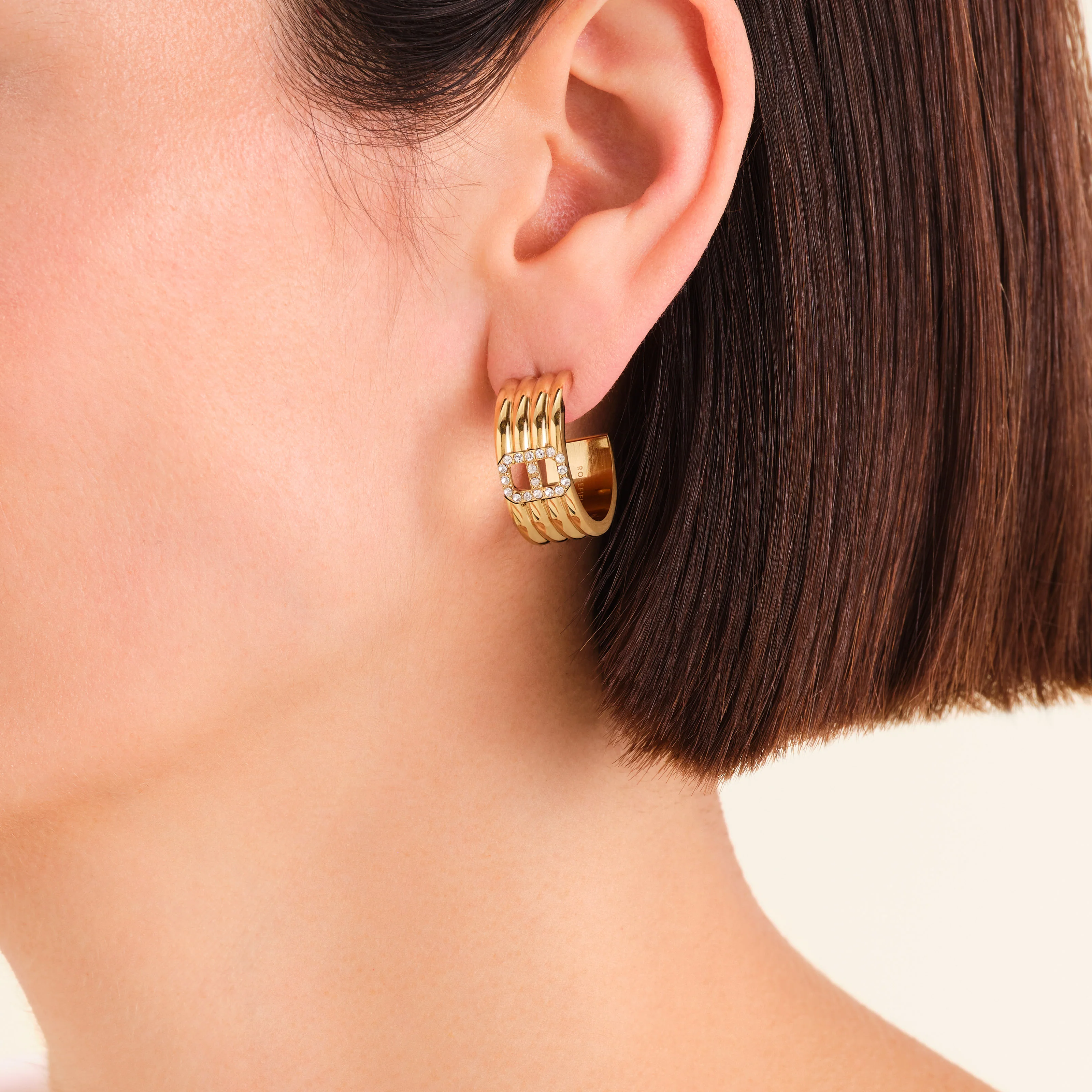 Fine Octagon Hoops - Image 2
