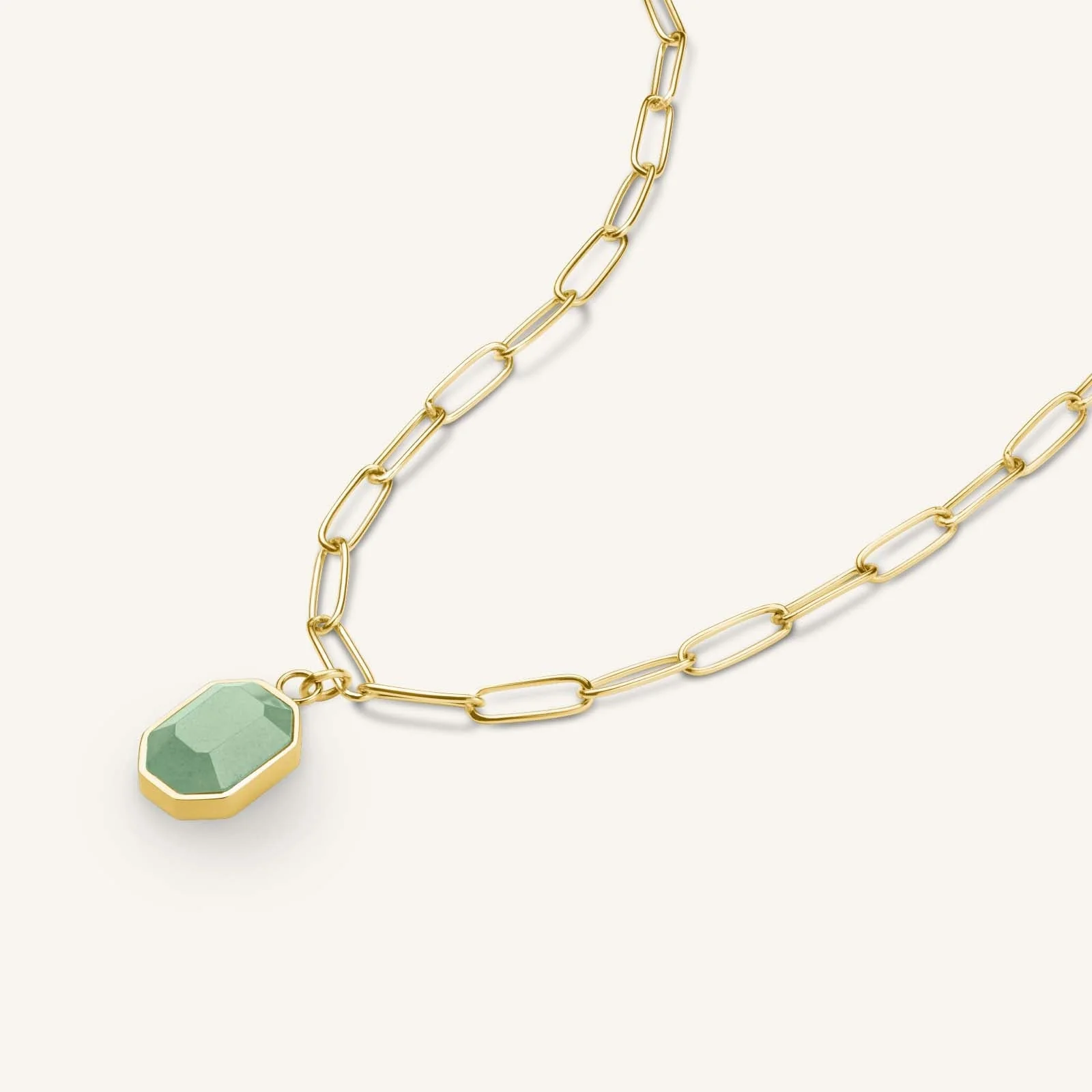 Geometric Gemstone Necklace - Image 5