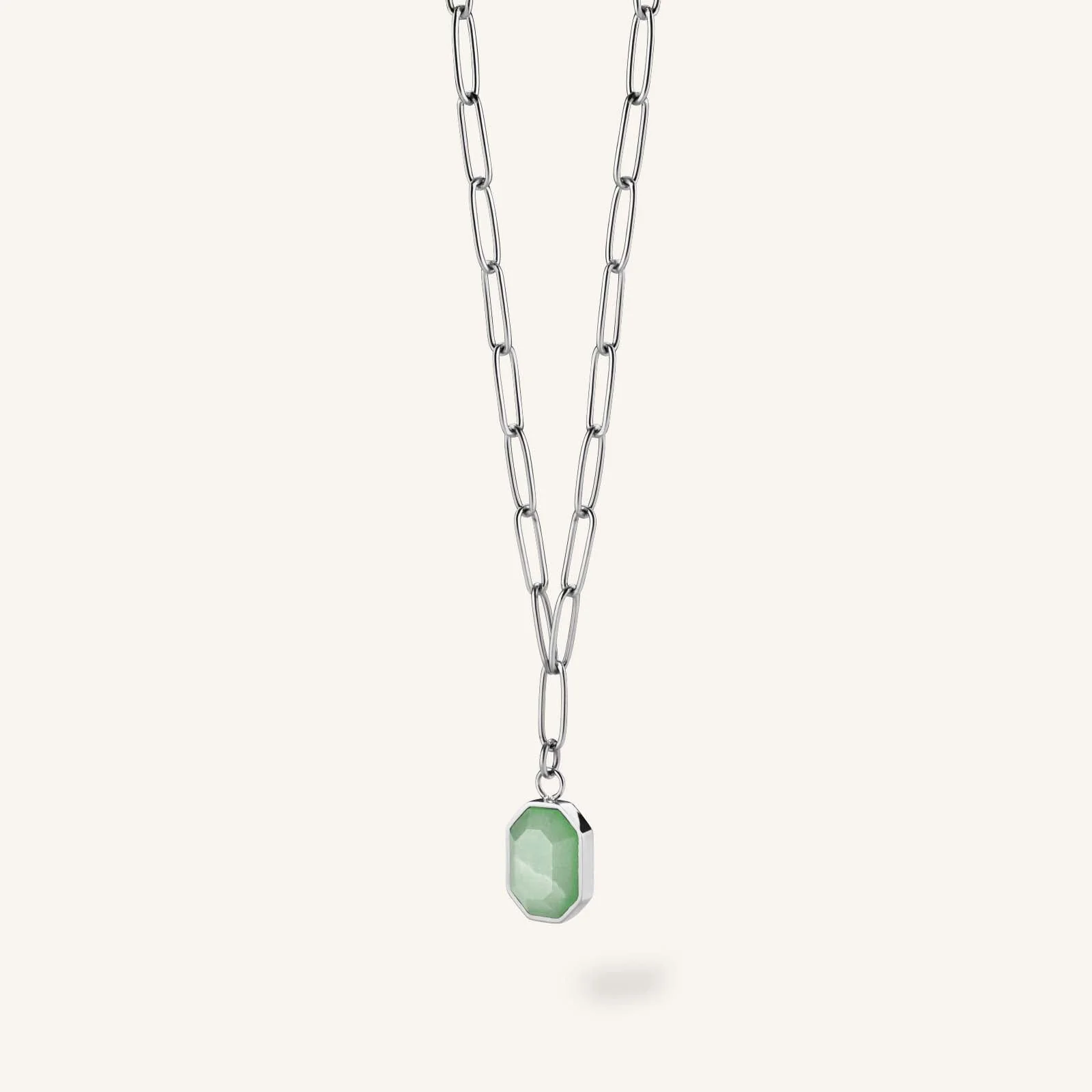 Geometric Gemstone Necklace - Image 6