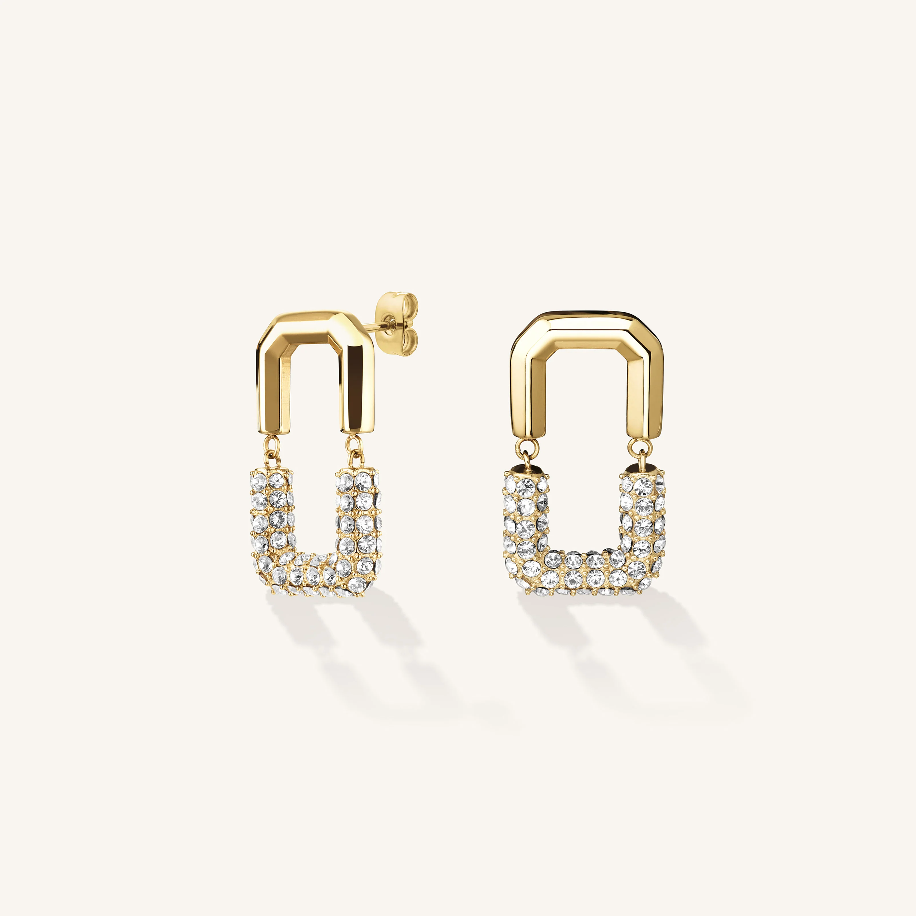 Half Studs Earrings