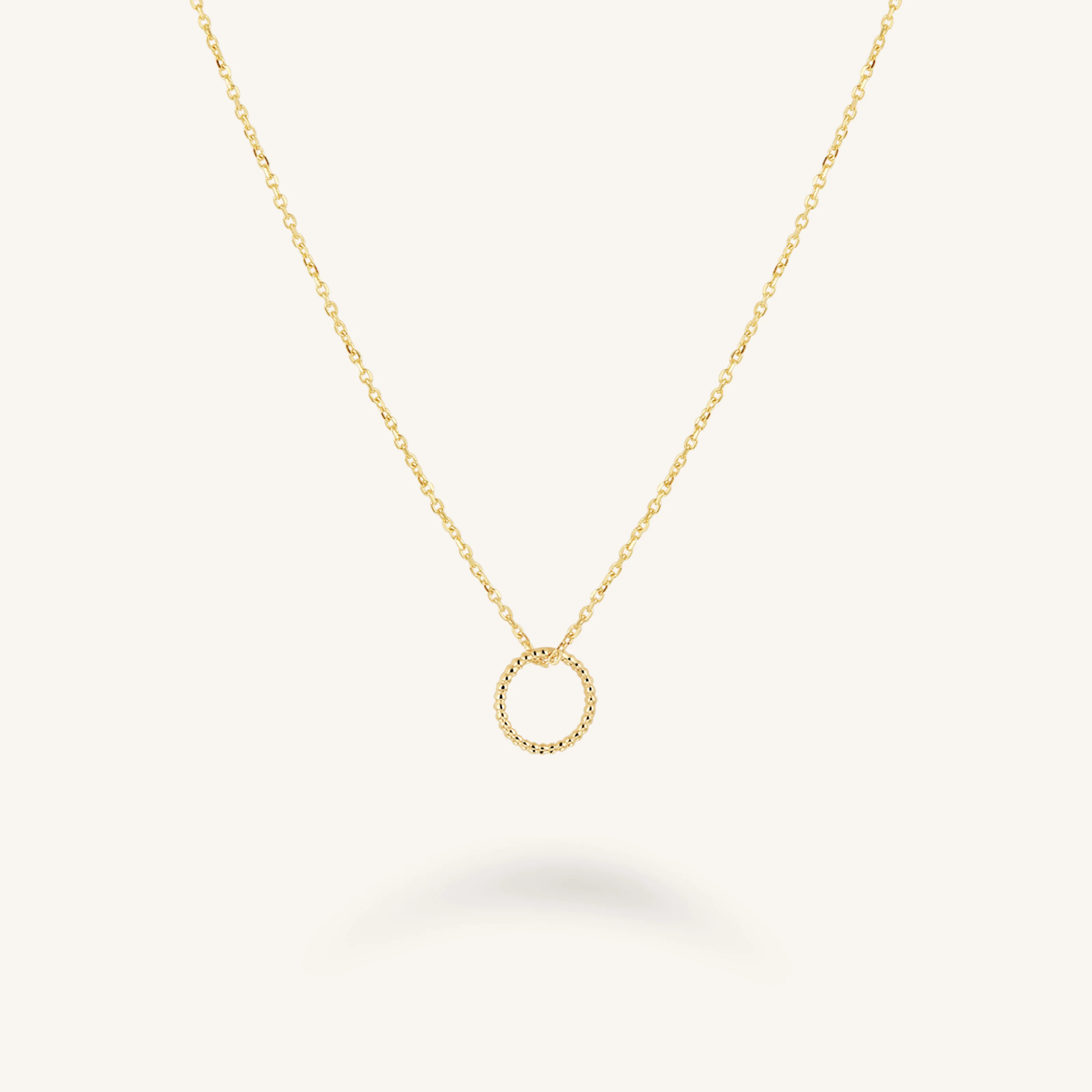 Hallow Coin Necklace
