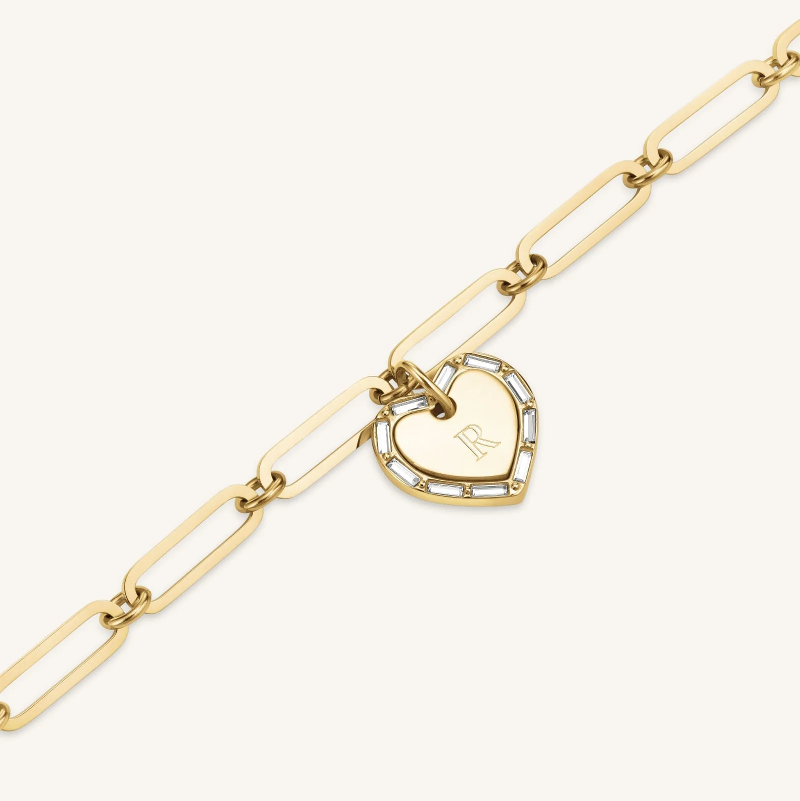 Heart Baguette Necklace - Image 6