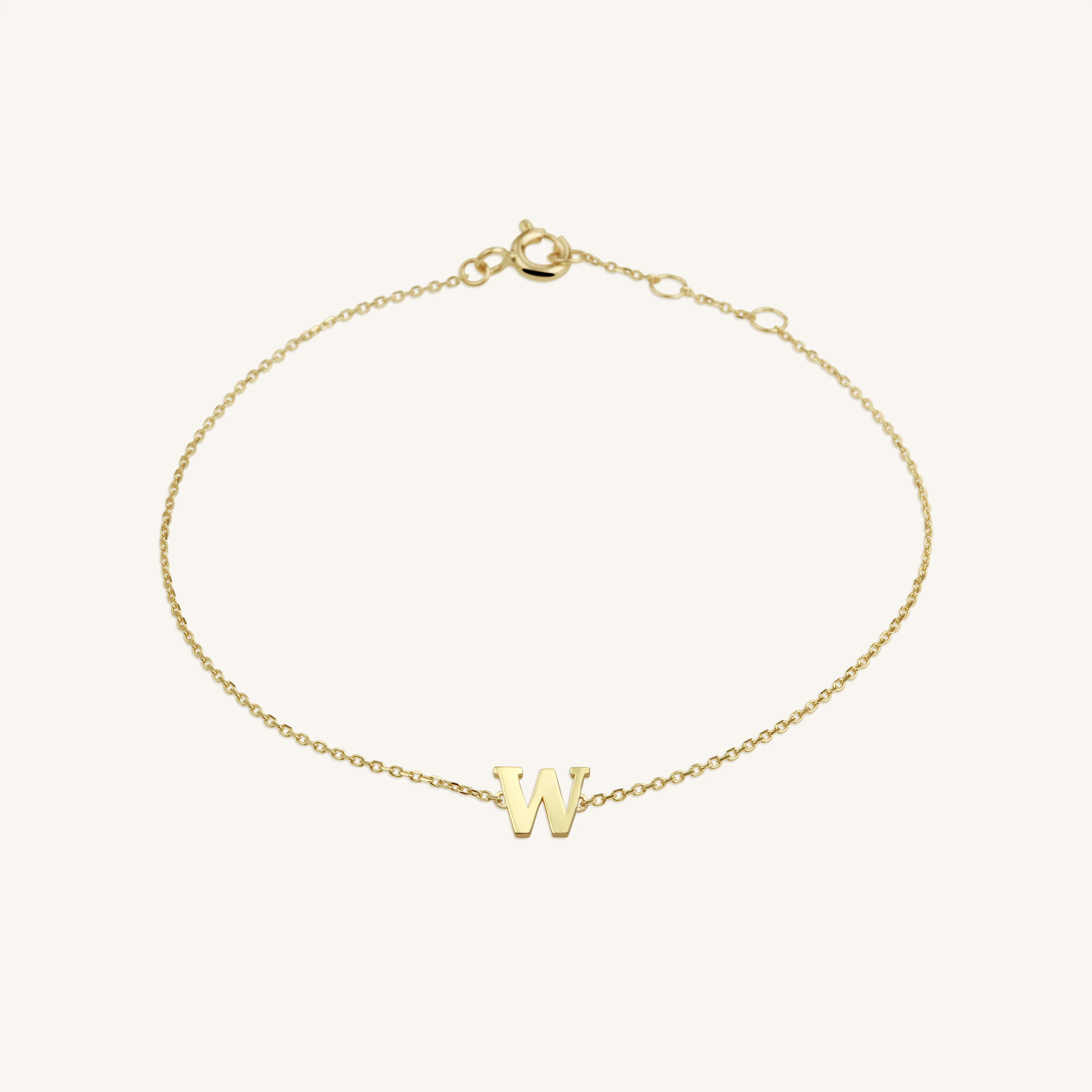 Initial Bracelet W
