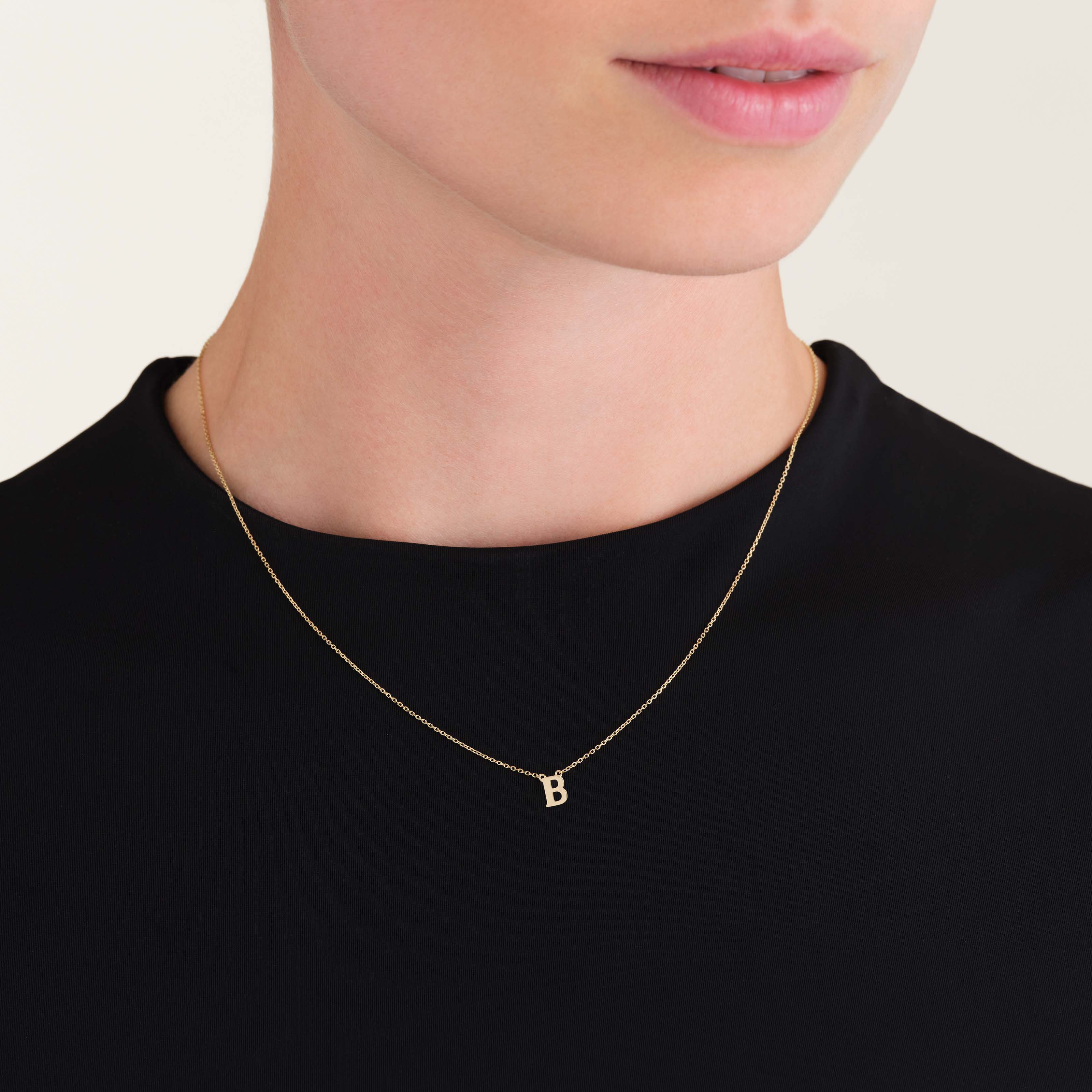 Initial Necklace B - Image 2