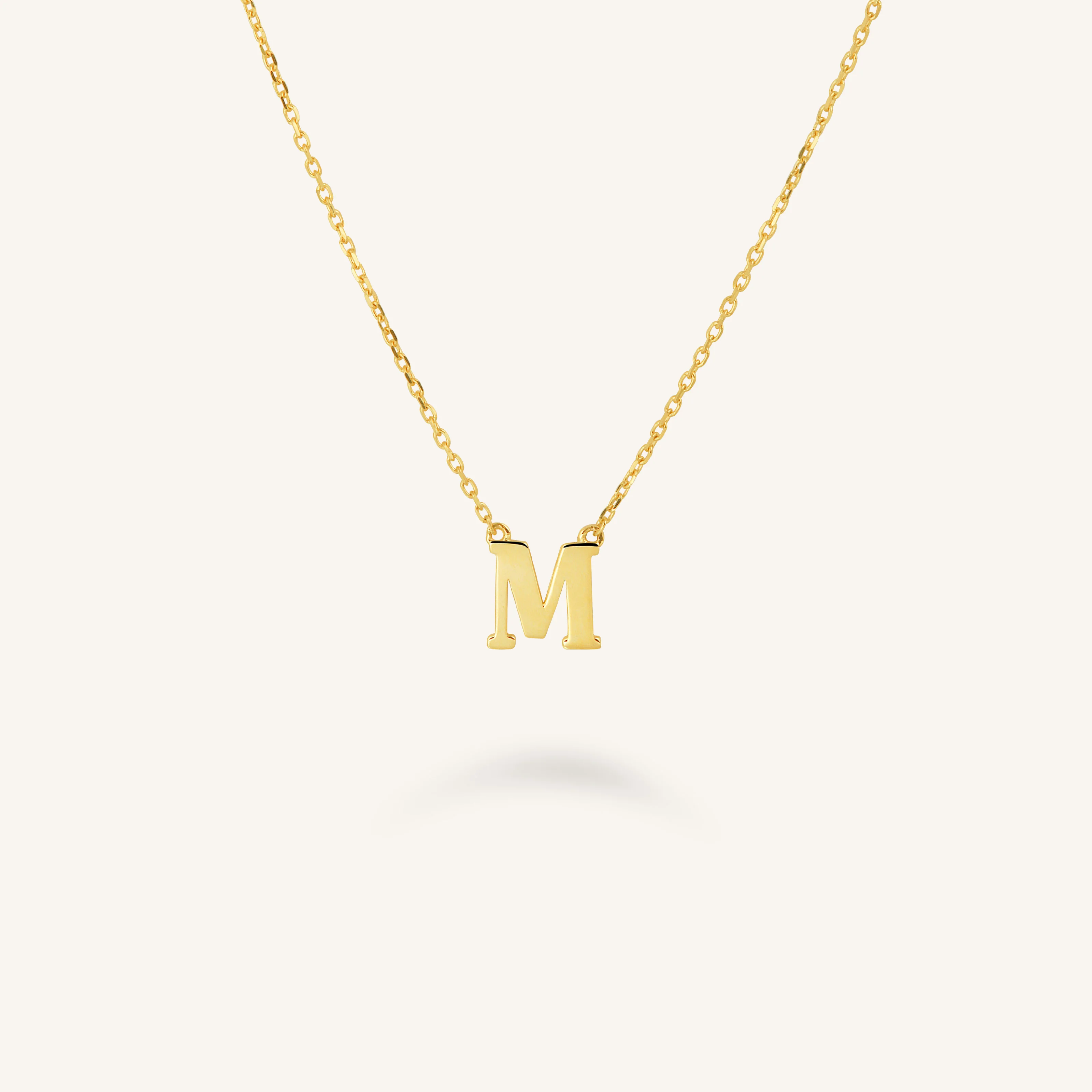 Initial Necklace M