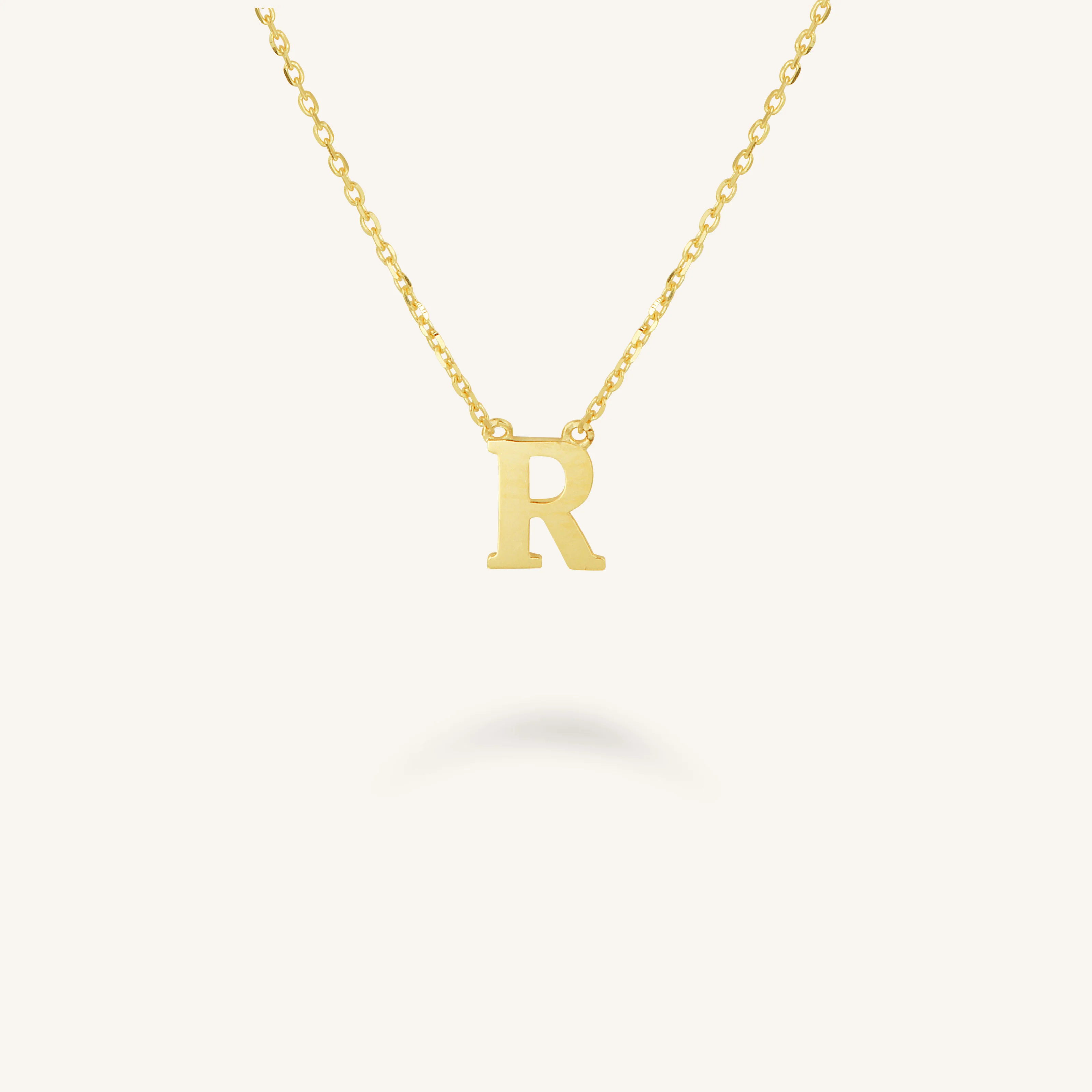 Initial Necklace R
