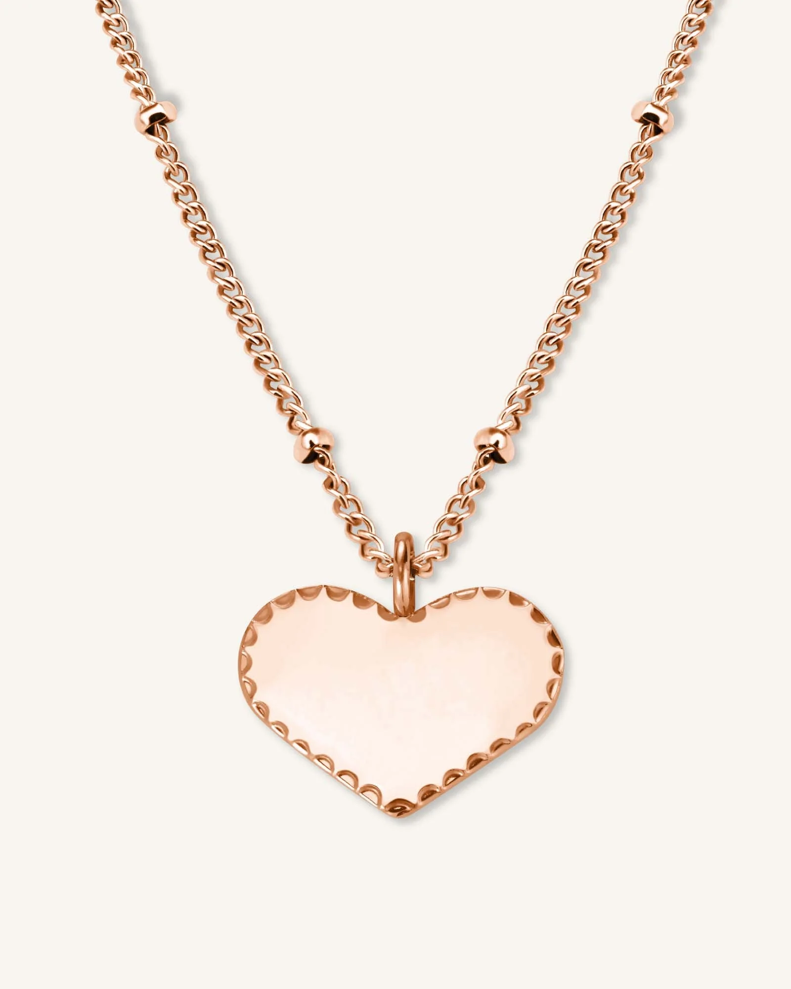 Single Heart Necklace - Image 2