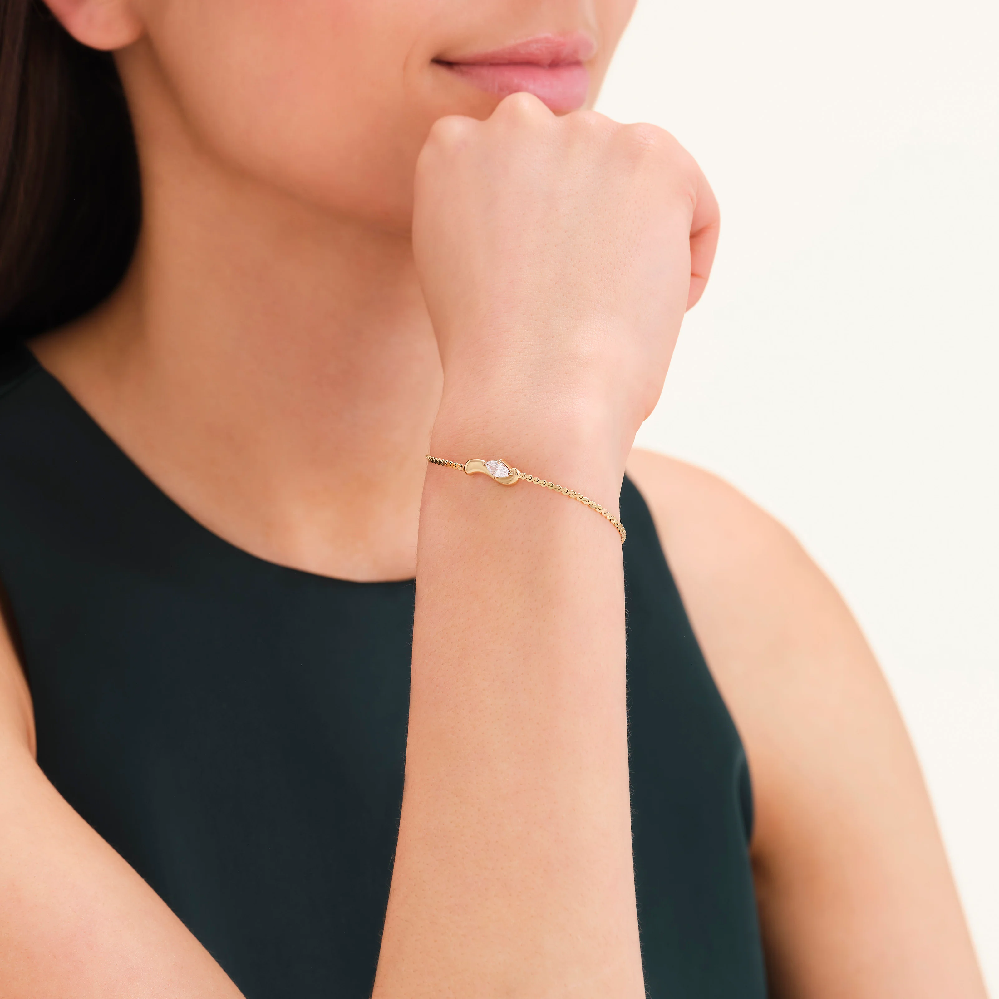 Marquise Wave Bracelet - Image 2