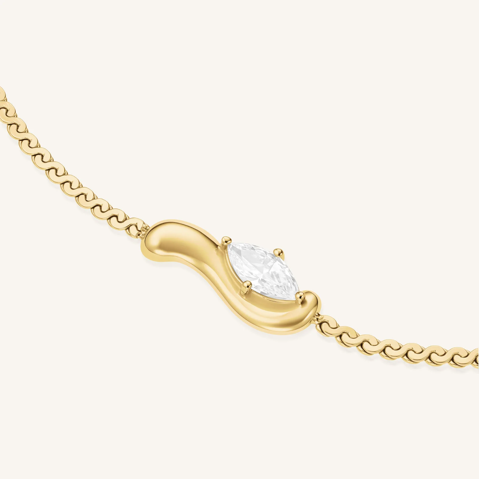 Marquise Wave Bracelet - Image 3
