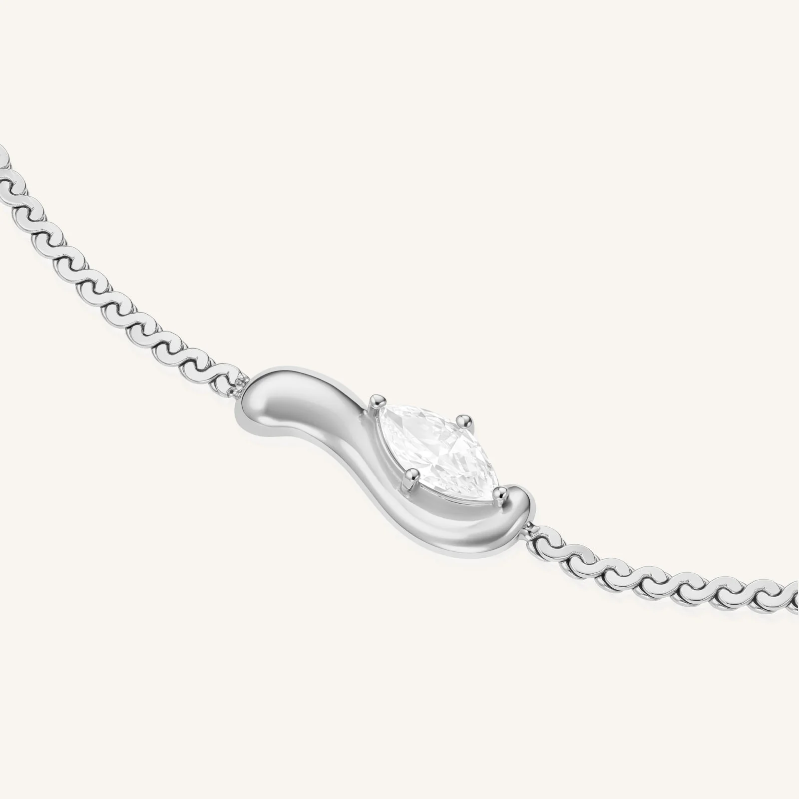 Marquise Wave Bracelet - Image 8