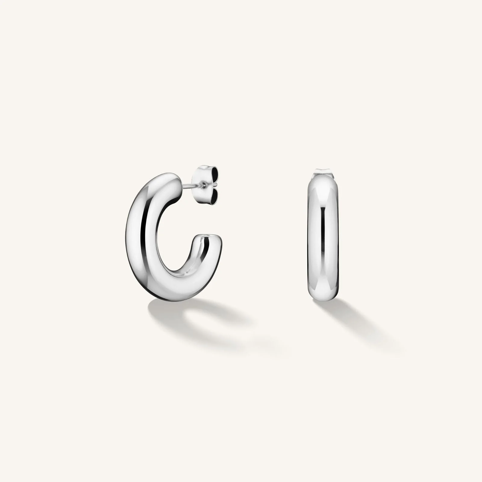 Medium Thick Hoops - Image 4