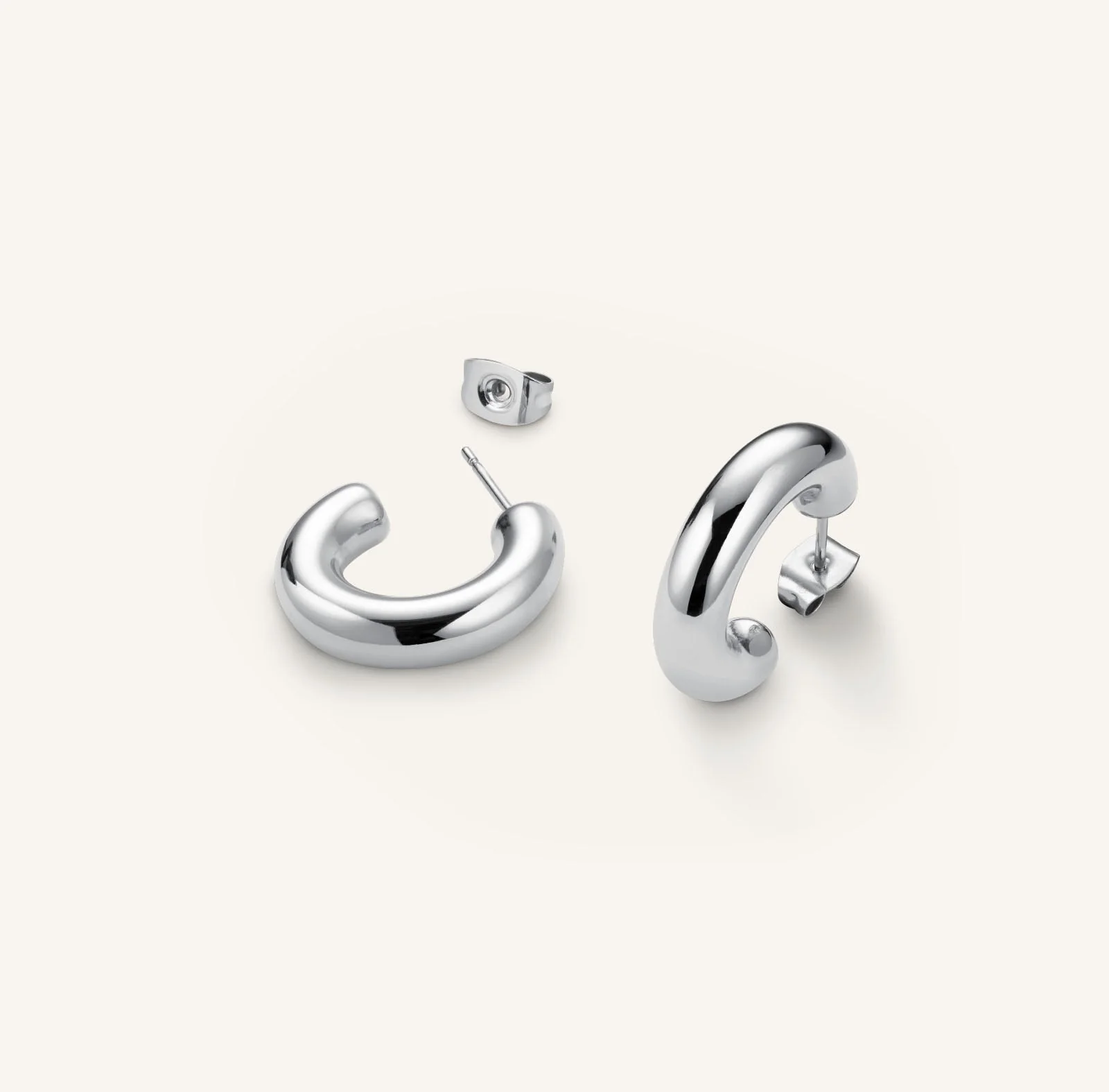 Medium Thick Hoops - Image 6