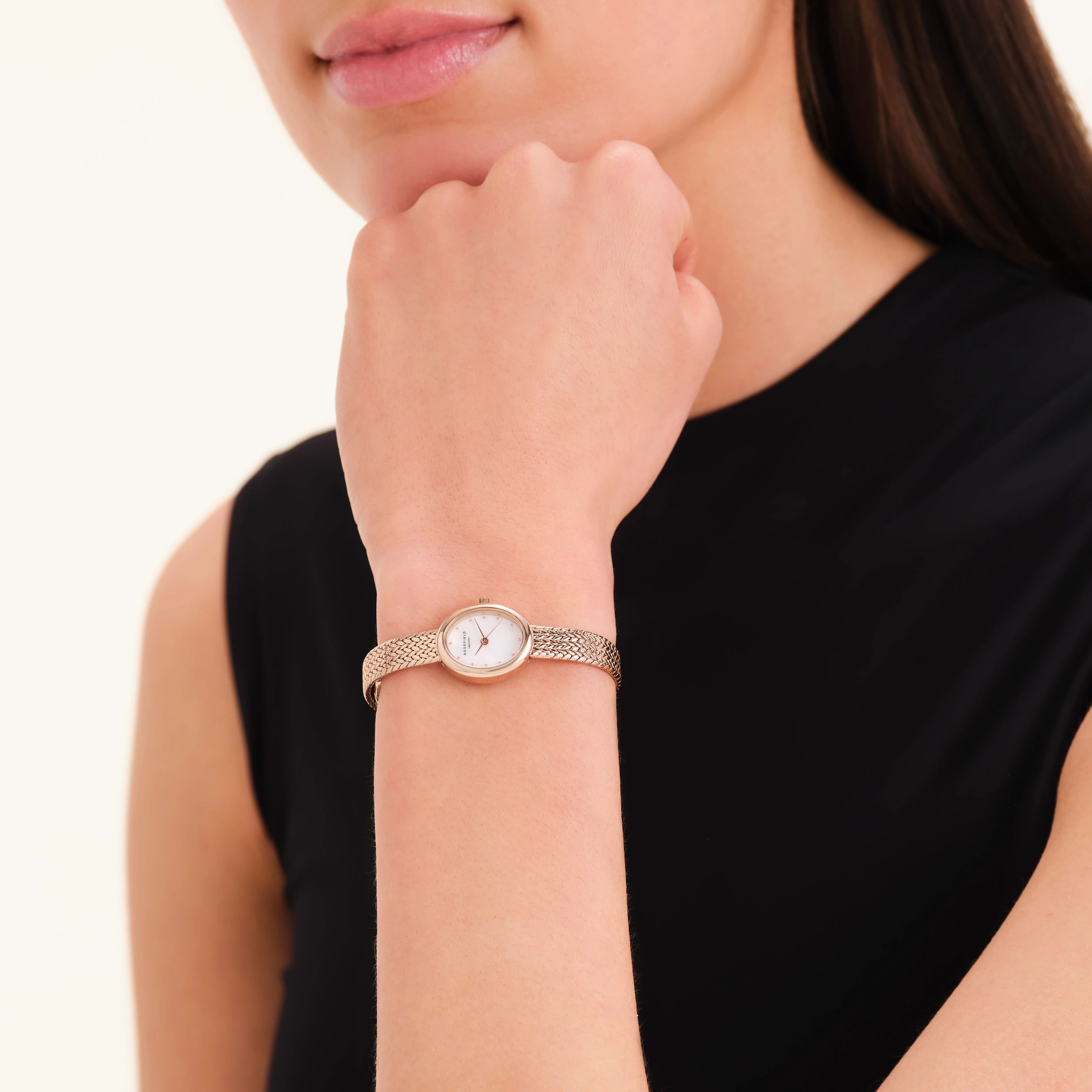 Mini Oval Rose Gold - Engraved - Image 3