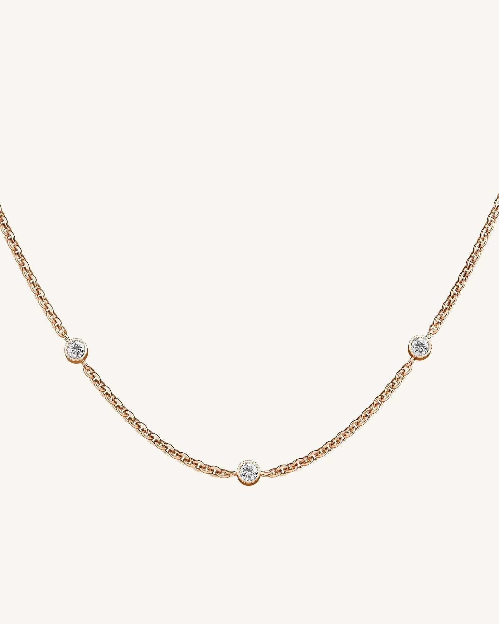 3 Birthstone Necklace - Image 3