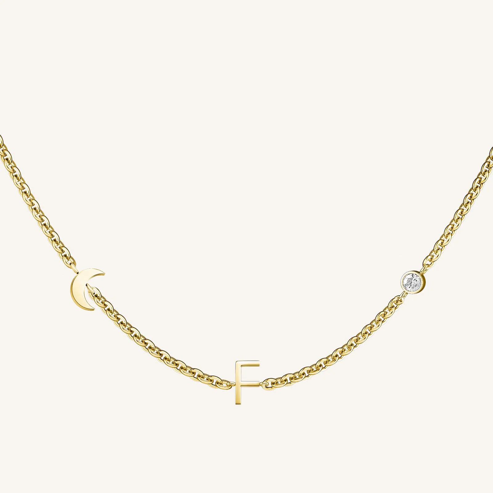 3 Charm Necklace - Image 4