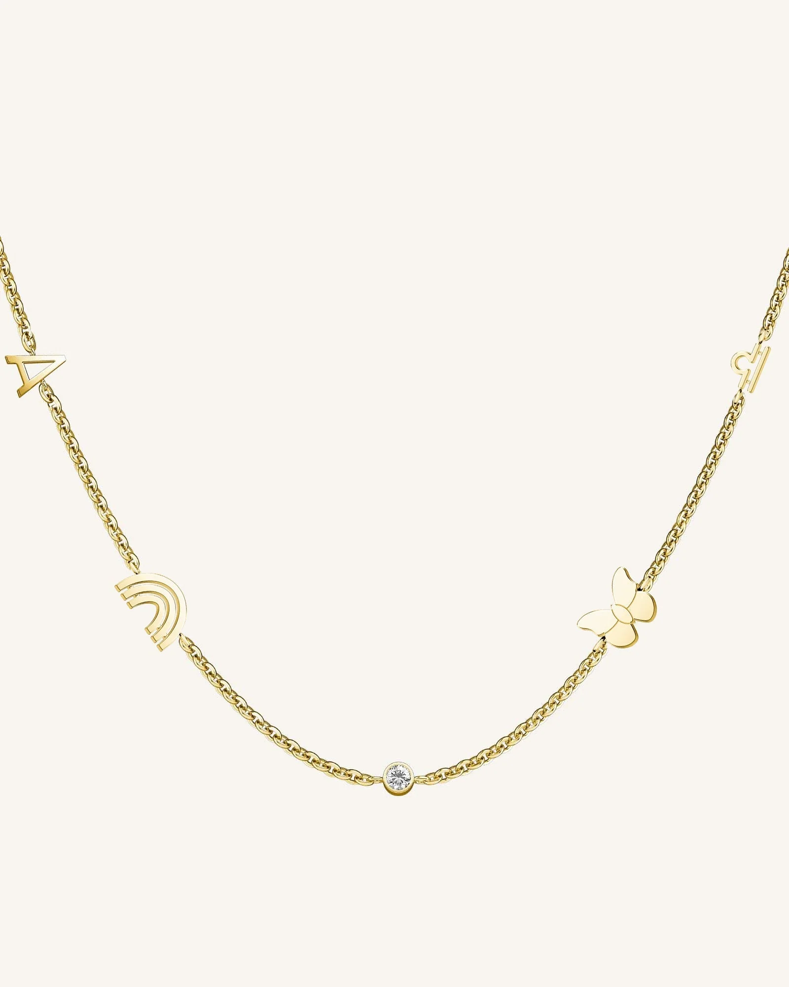 5 Charm Necklace - Image 4