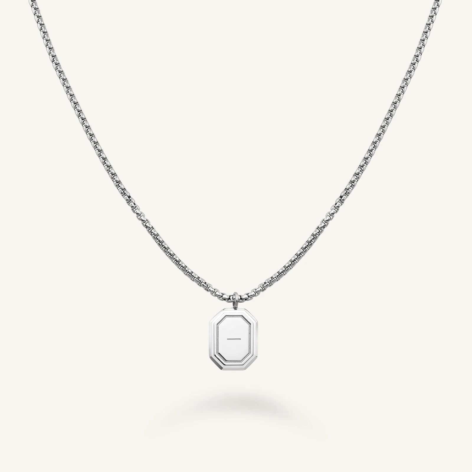 Octagon Enamel Necklace - Image 3