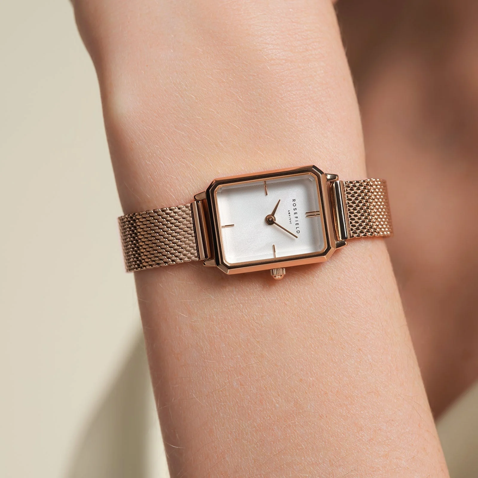 Octagon XS Mesh Rose Gold - Engraved - Image 3