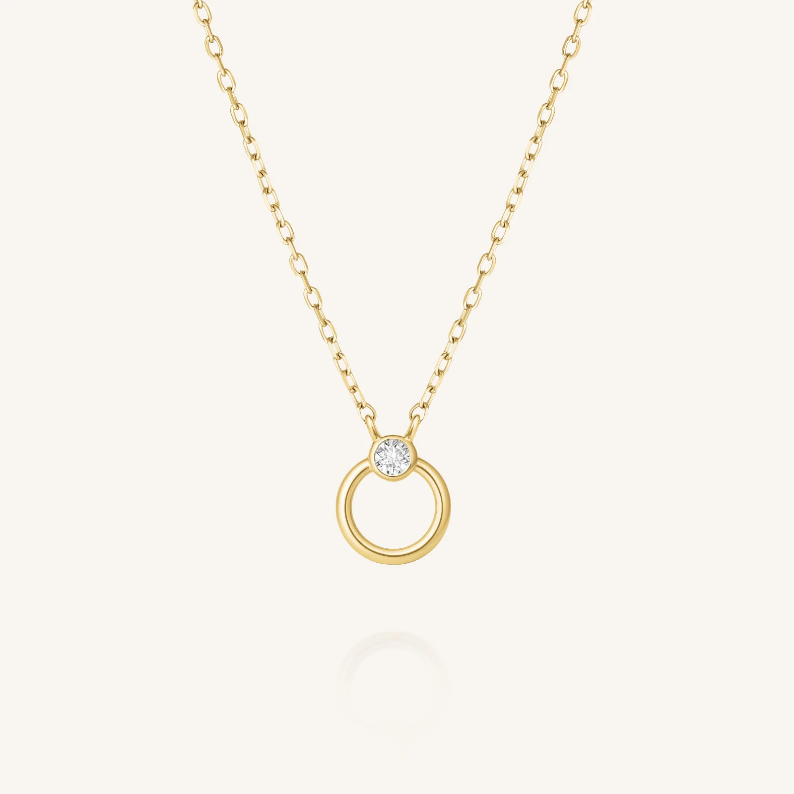 Open Circle Necklace