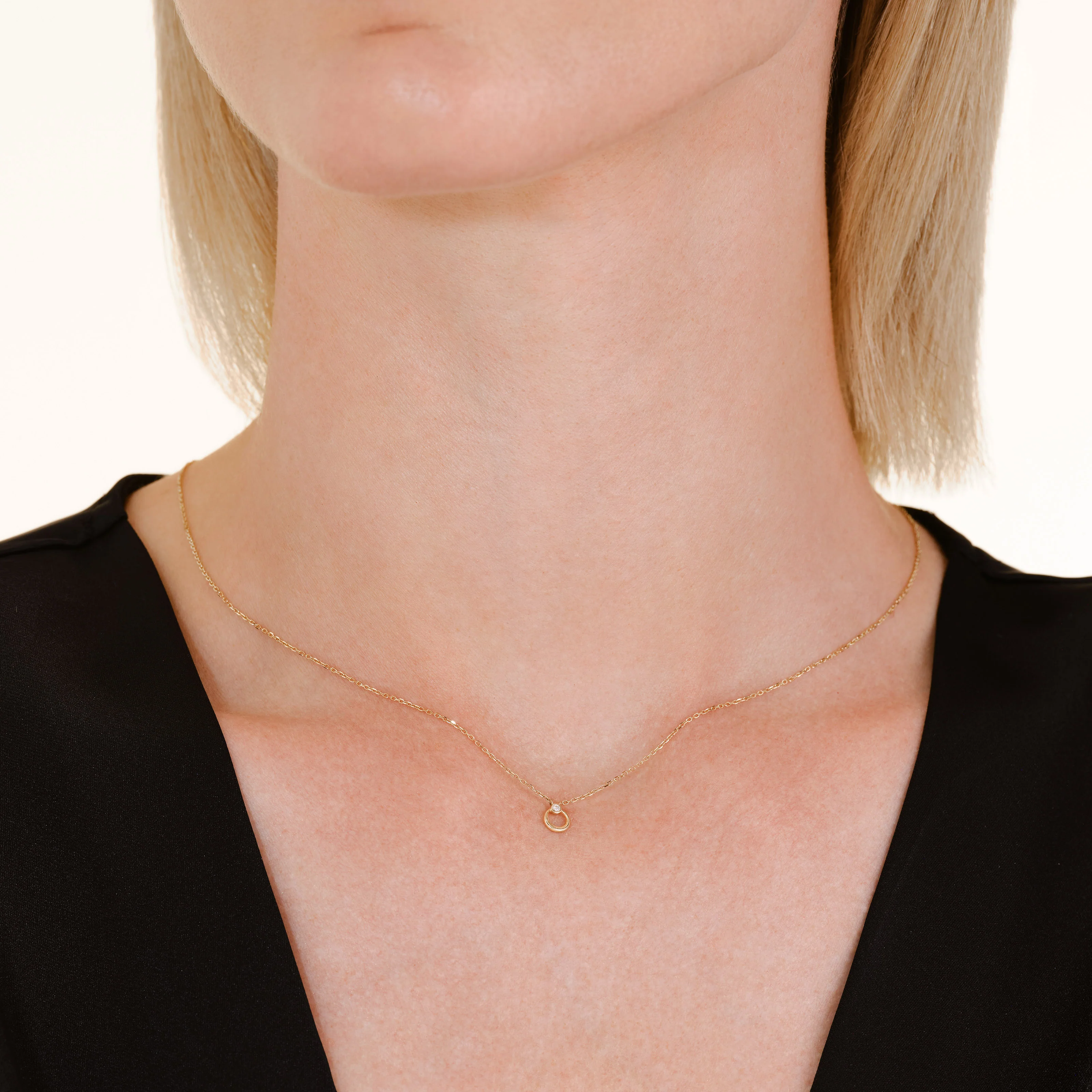 Open Circle Necklace - Image 2