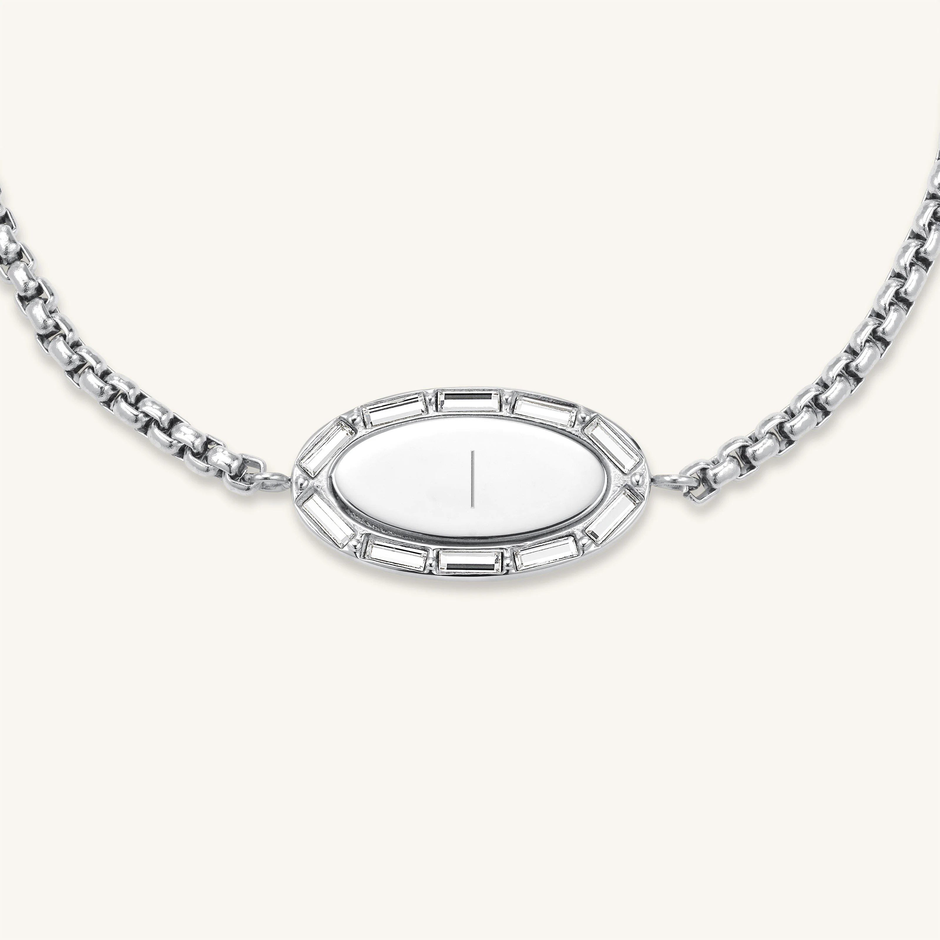 Oval Baguette Bracelet - Image 3