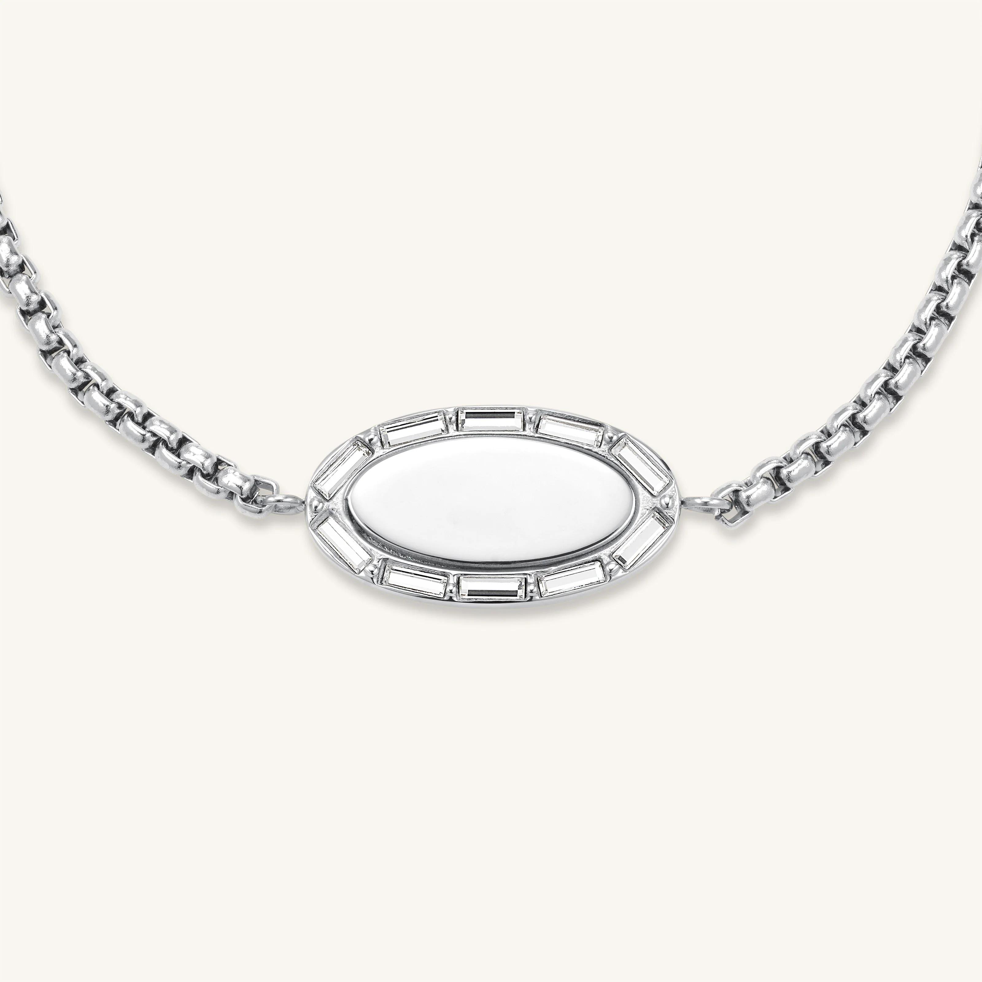 Oval Baguette Bracelet - Image 3