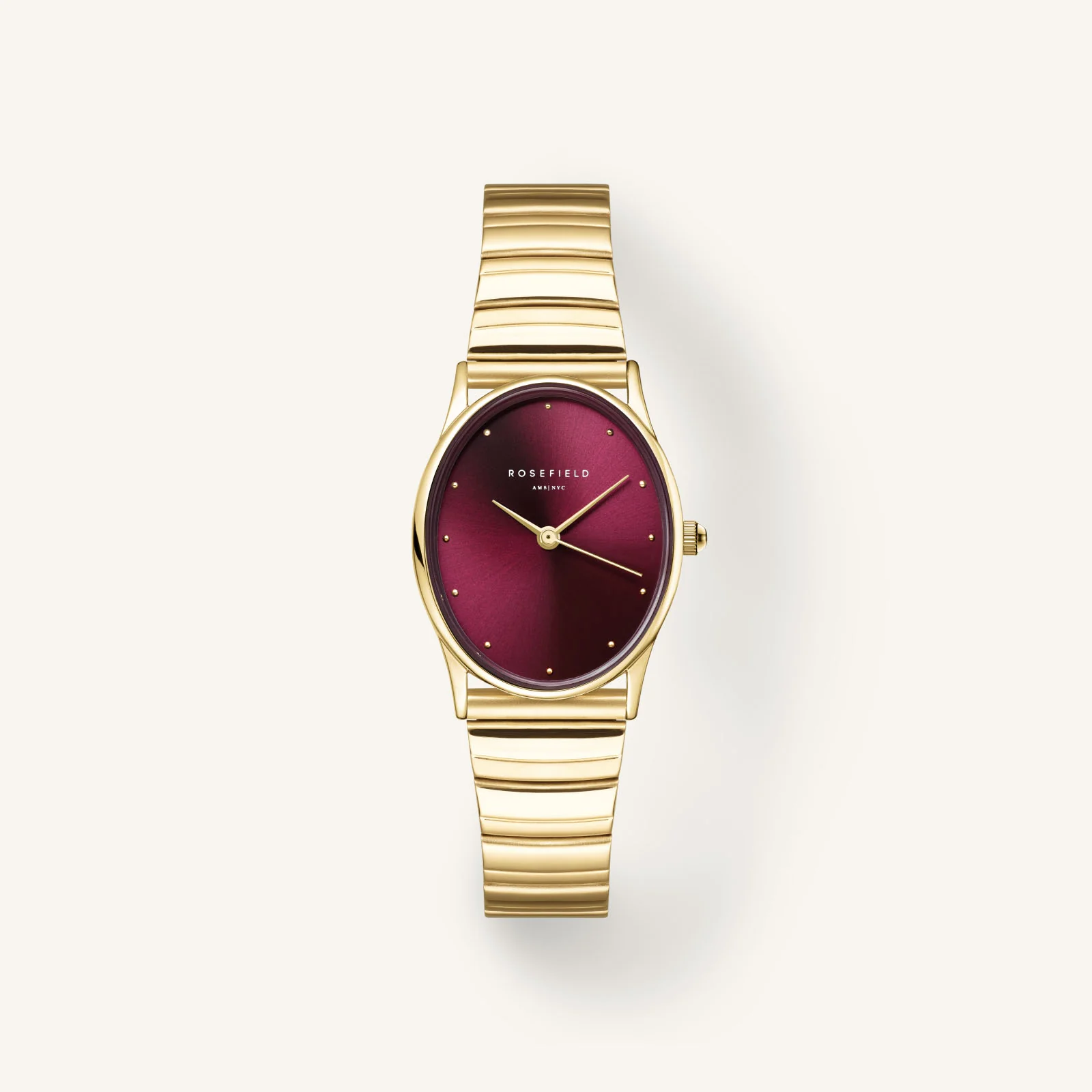 Oval Burgundy