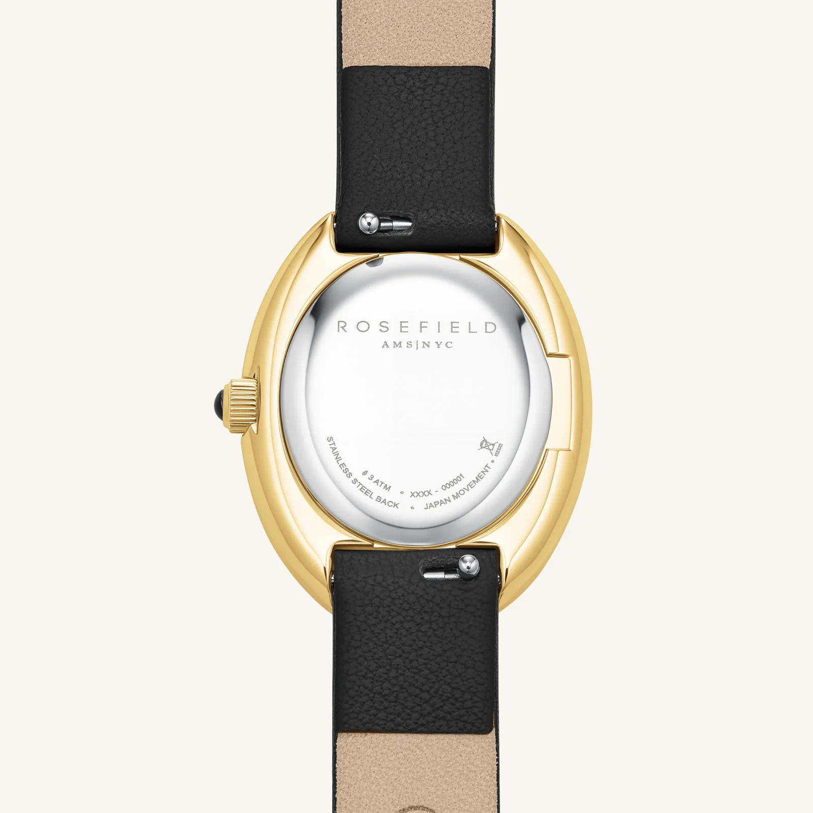 Ovale Black Gold - Engraved