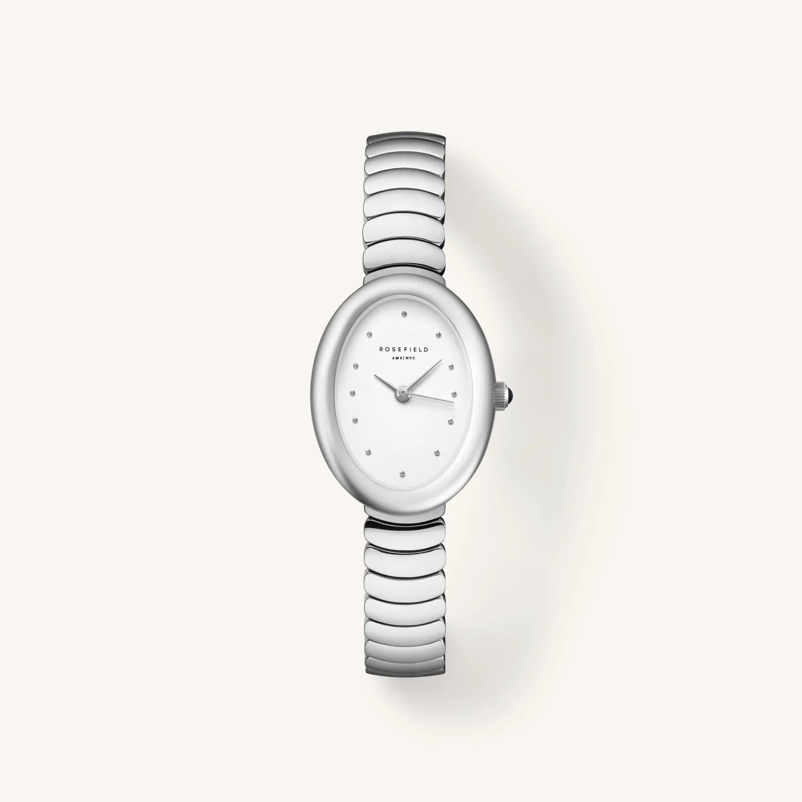 Ovale White Silver