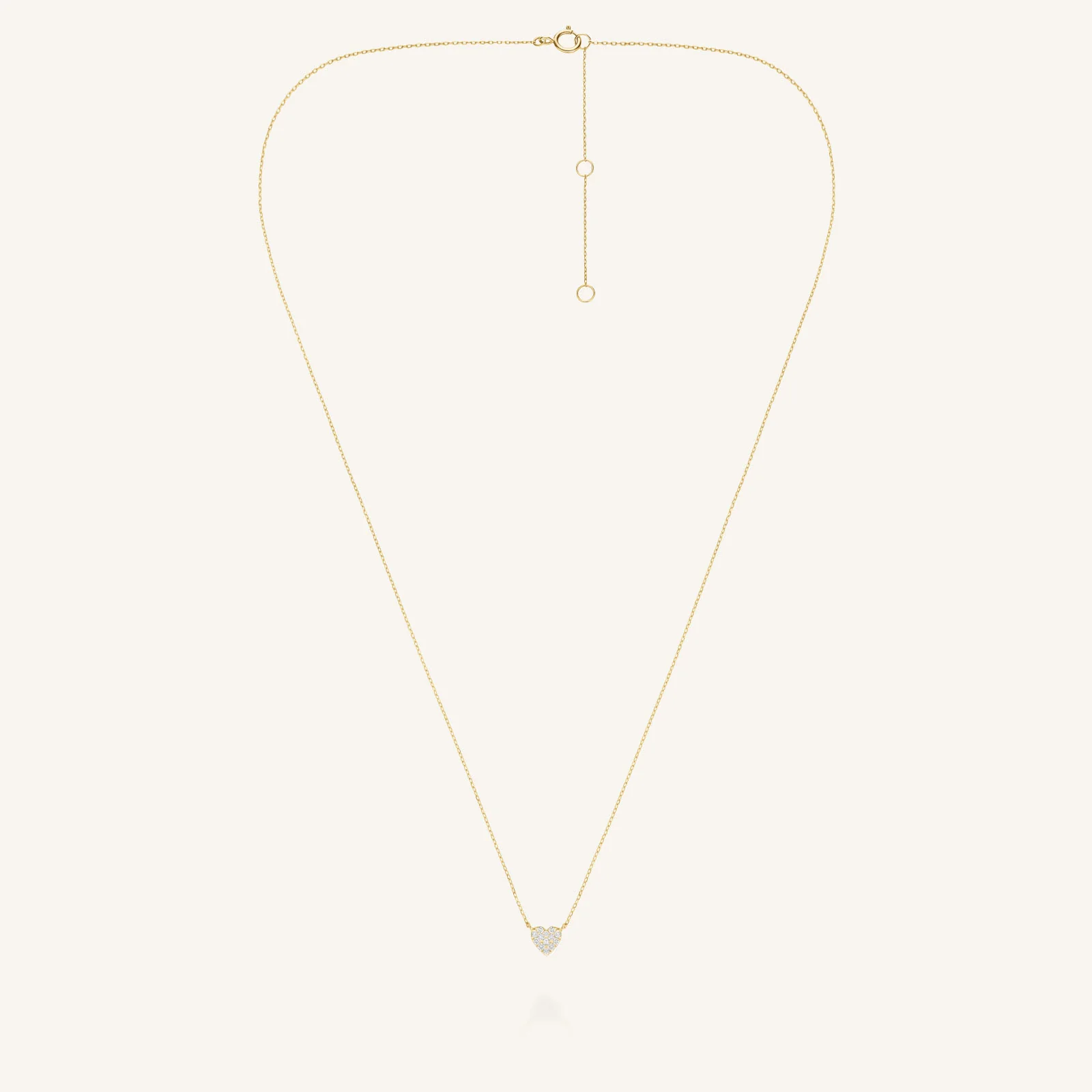 Pave Heart Necklace - Image 5
