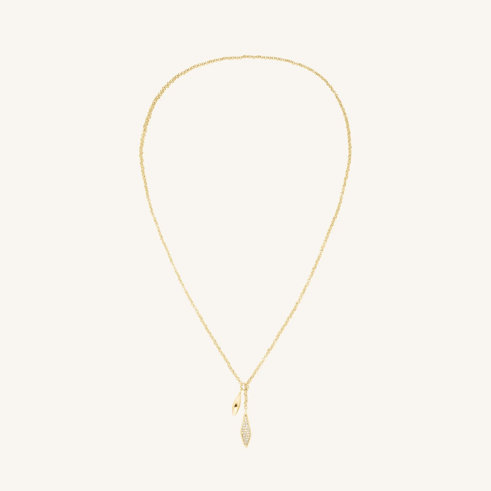 Pave Lariat Necklace - Image 3