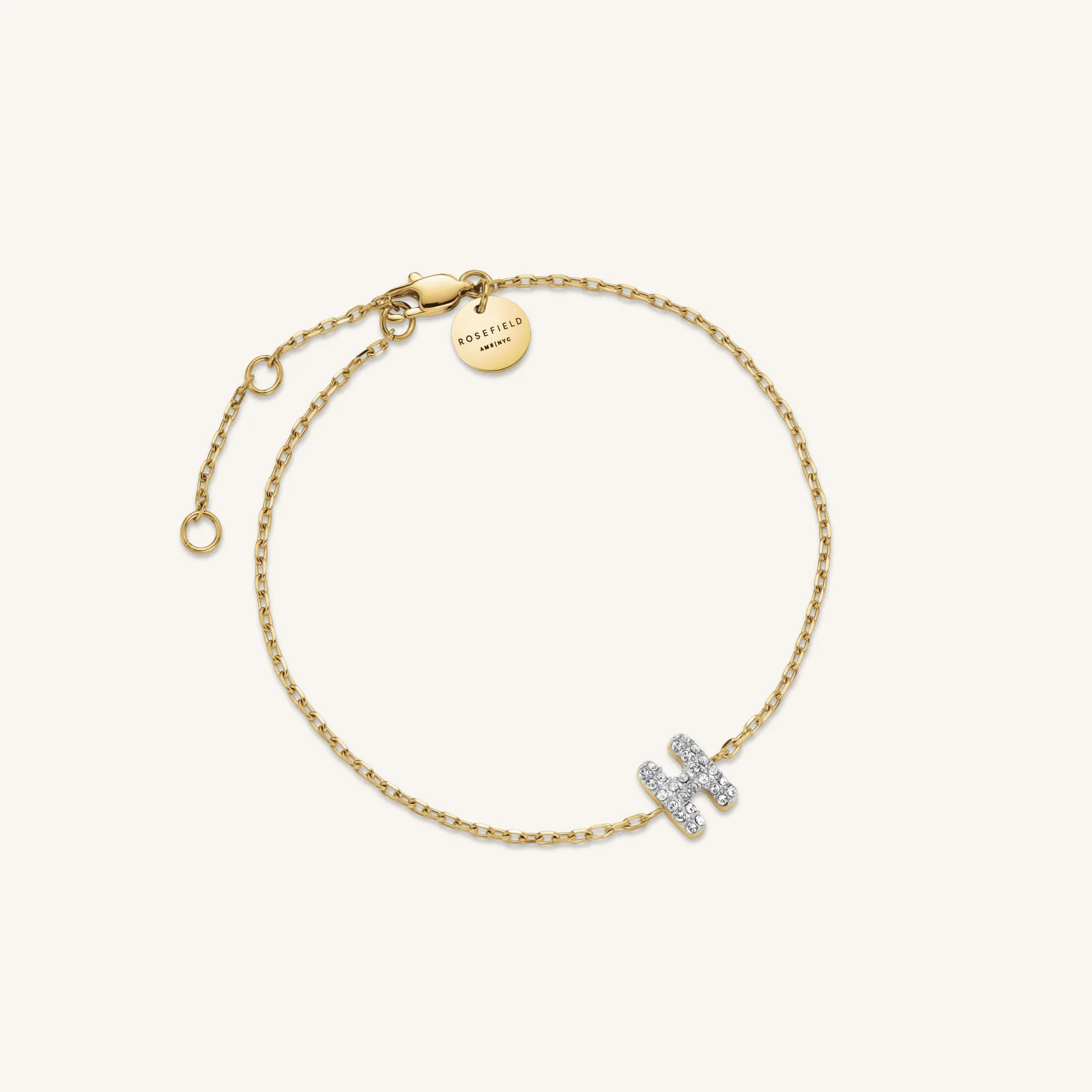 Crystal Letter H Bracelet