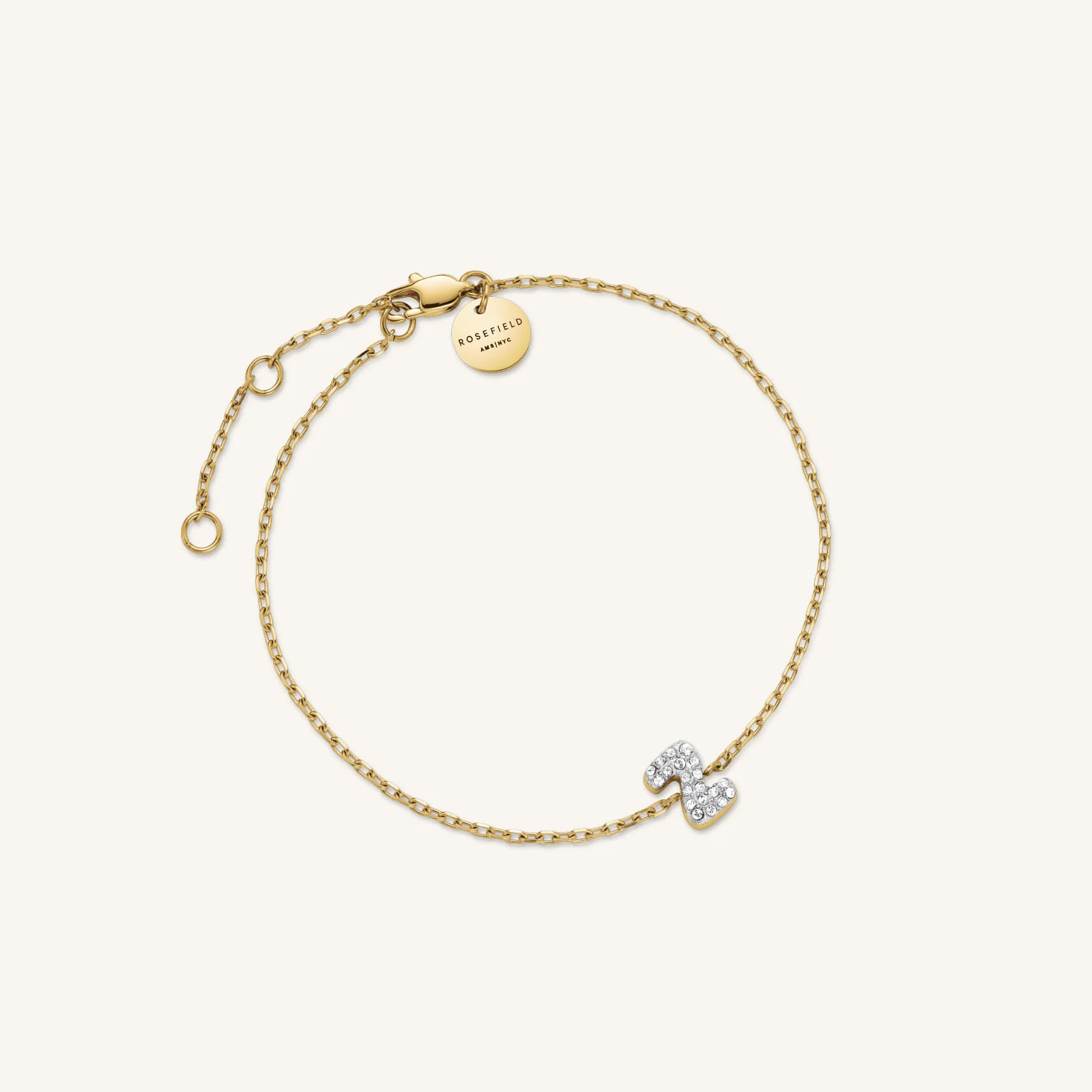 Crystal Letter Z Bracelet