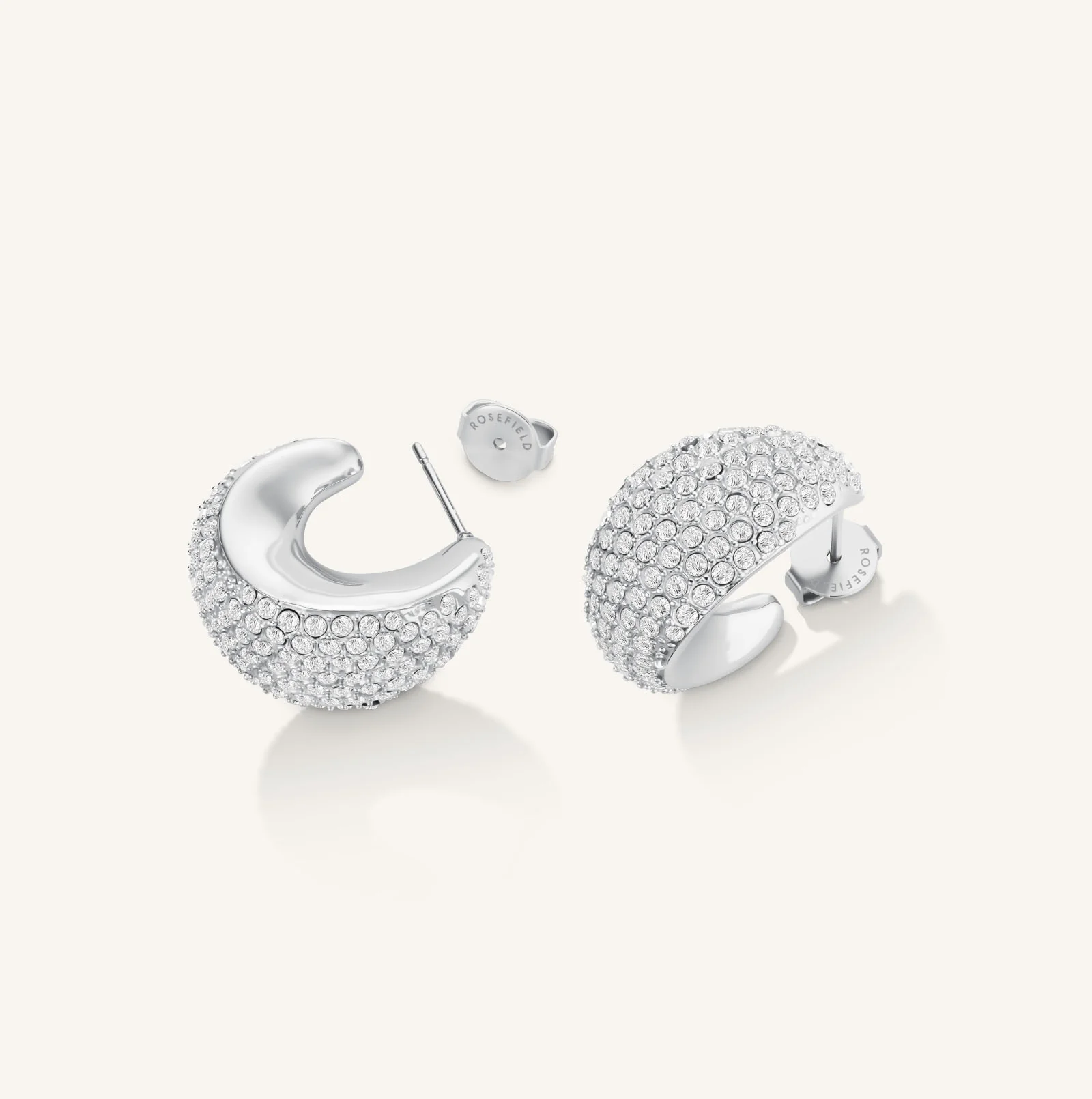 Pave Moon Hoops - Image 6