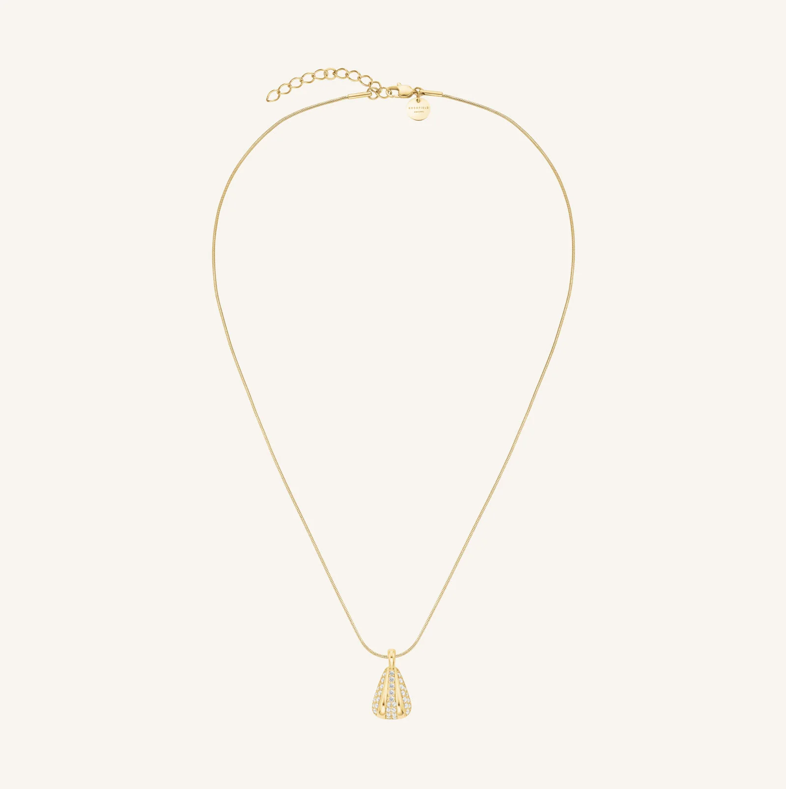 Pave Striped Necklace - Image 3