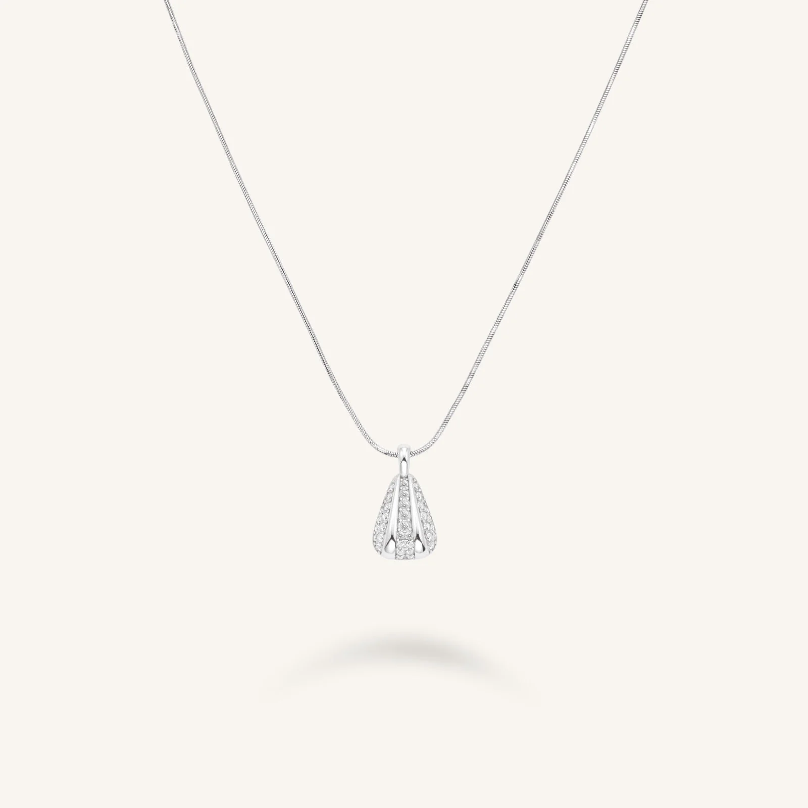 Pave Striped Necklace - Image 6