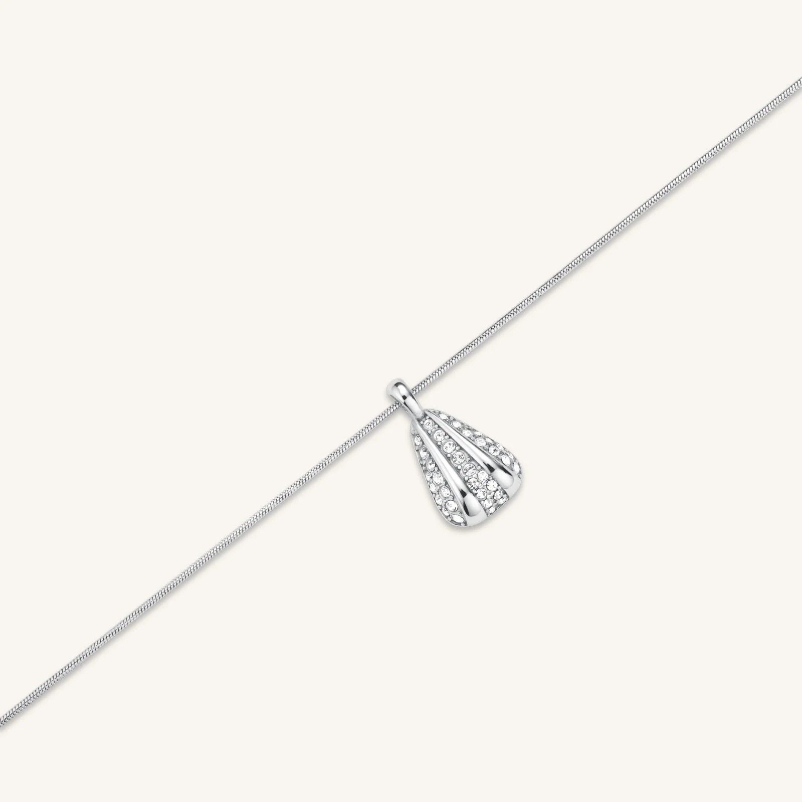 Pave Striped Necklace - Image 9