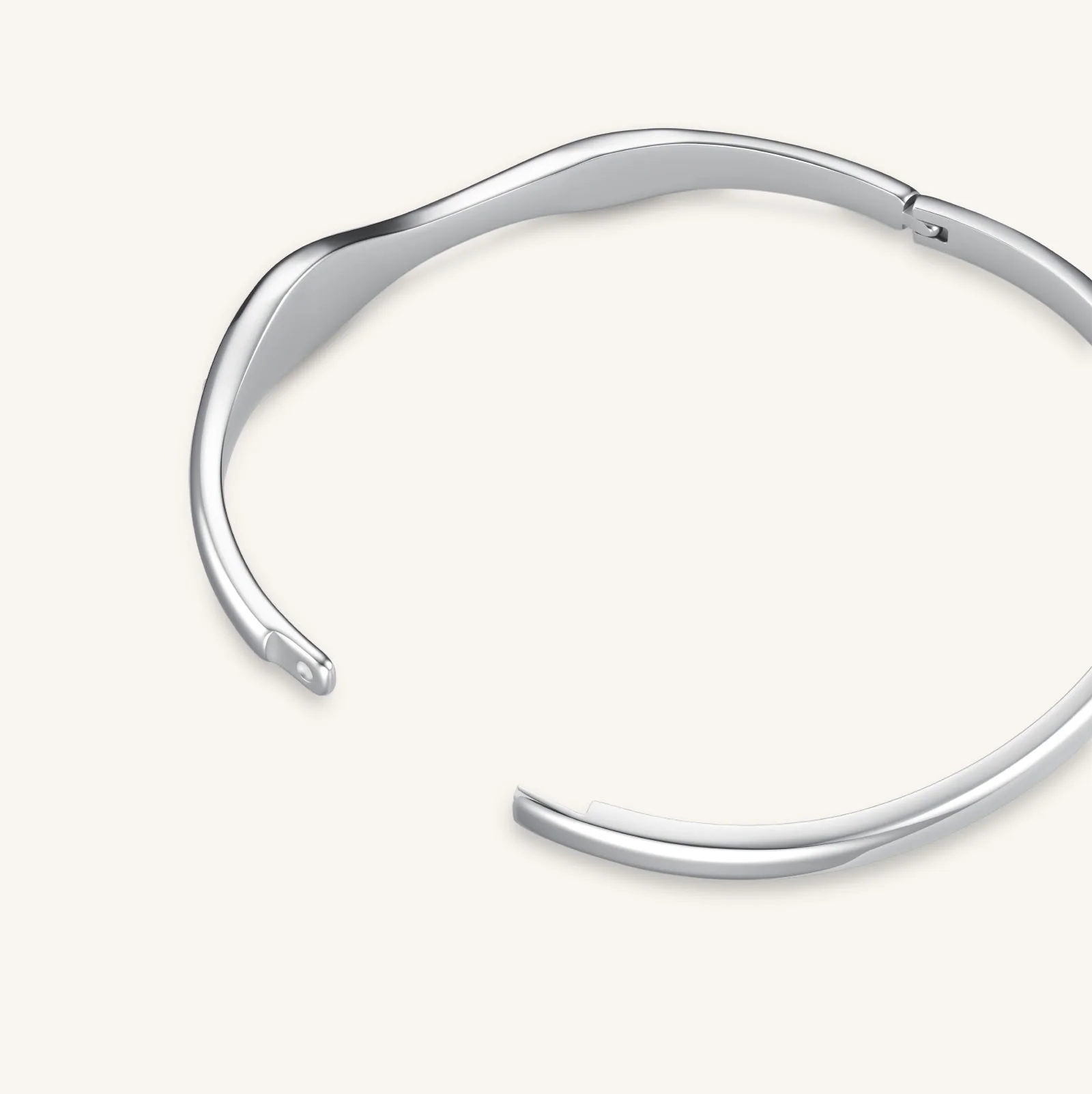 Pave Wave Bangle - Image 8